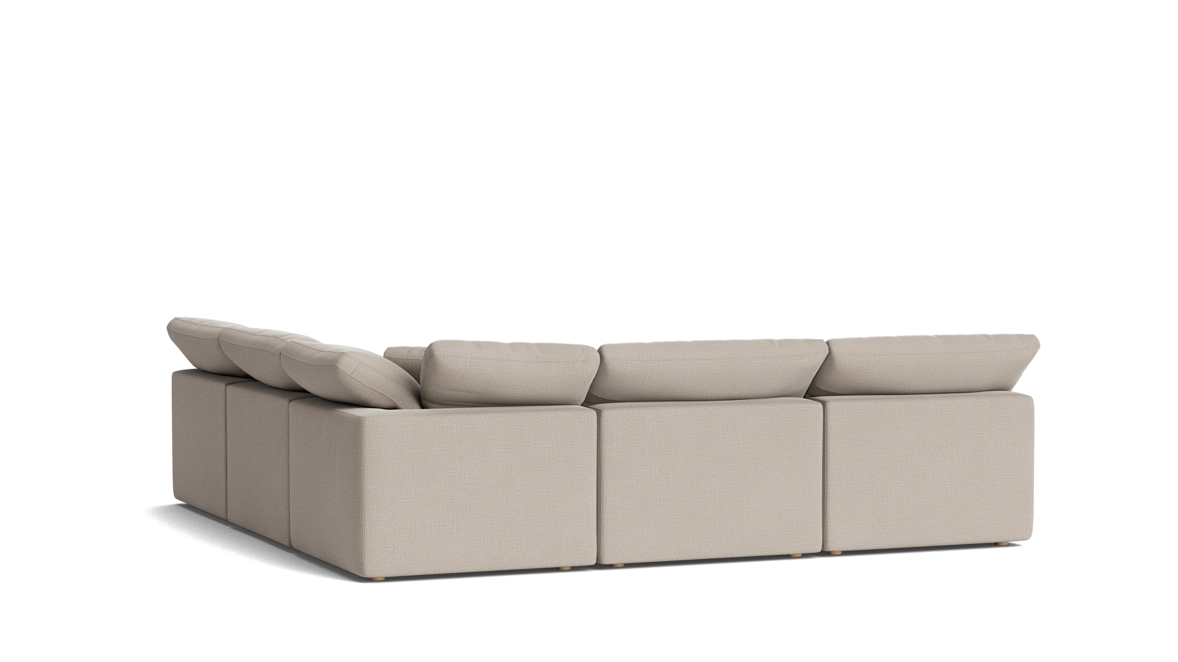 Movie Night™ 5 - Piece Modular Sectional Open, Standard, Light Pebble - Sundays Company CanadaSEC-YJ-927-029