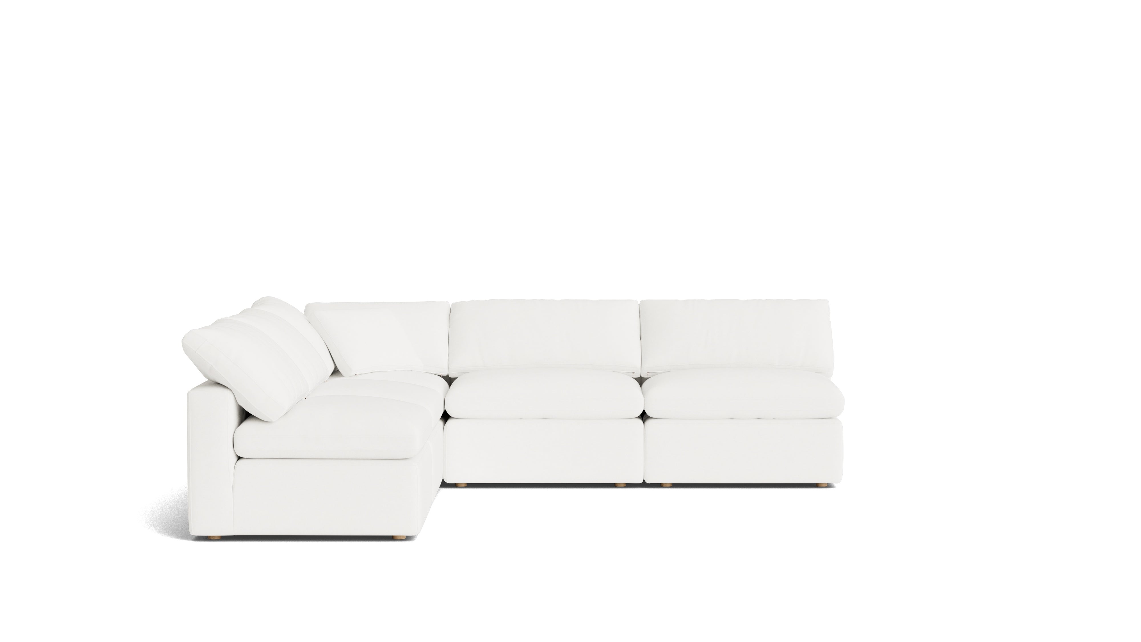 Movie Night™ 5 - Piece Modular Sectional Open, Standard, Brie - Sundays Company CanadaSEC-YJ-927-037