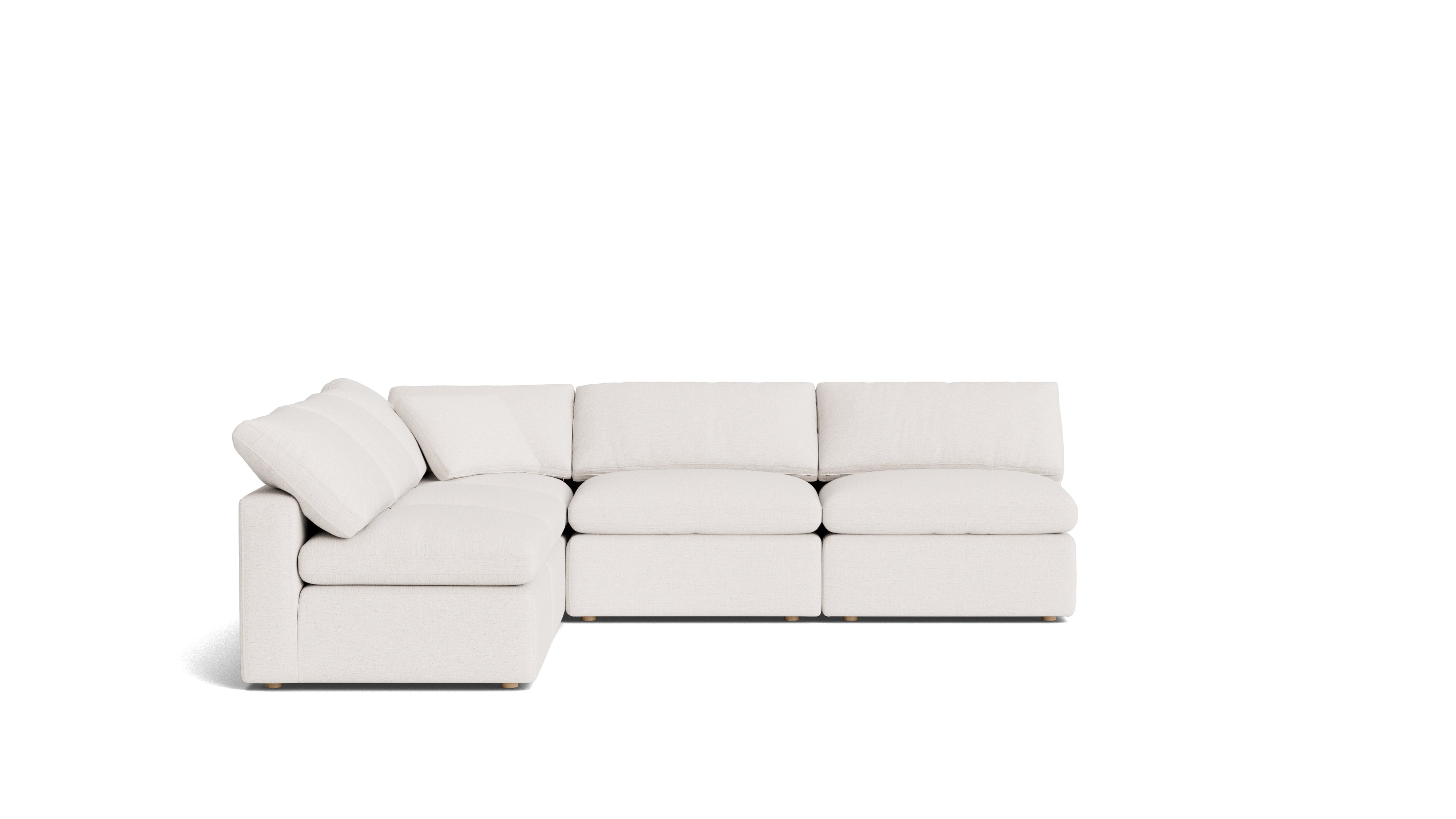 Movie Night™ 5-Piece Modular Sectional Open, Standard, Nomad Snow