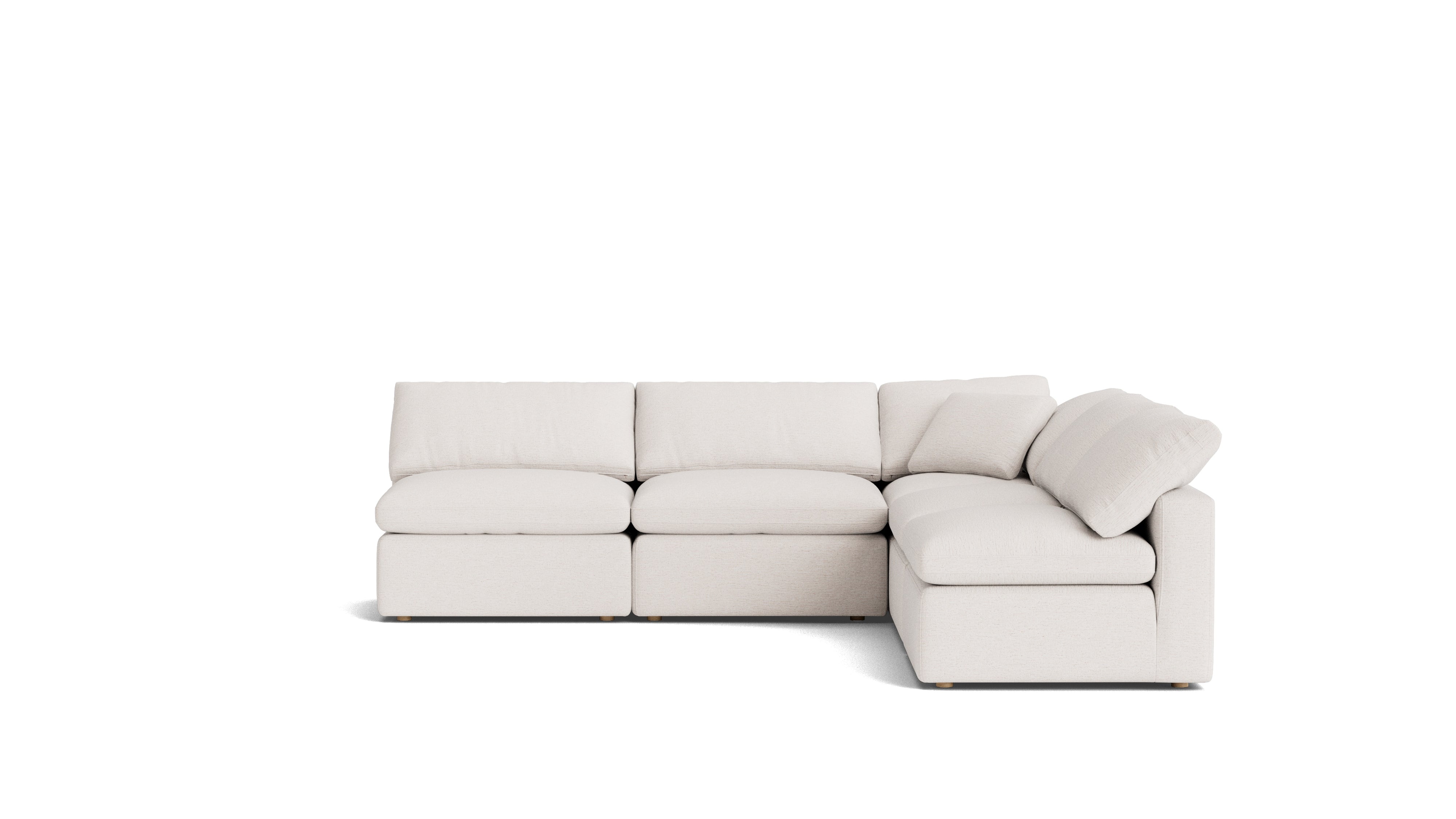 Movie Night™ 5-Piece Modular Sectional Open, Standard, Nomad Snow