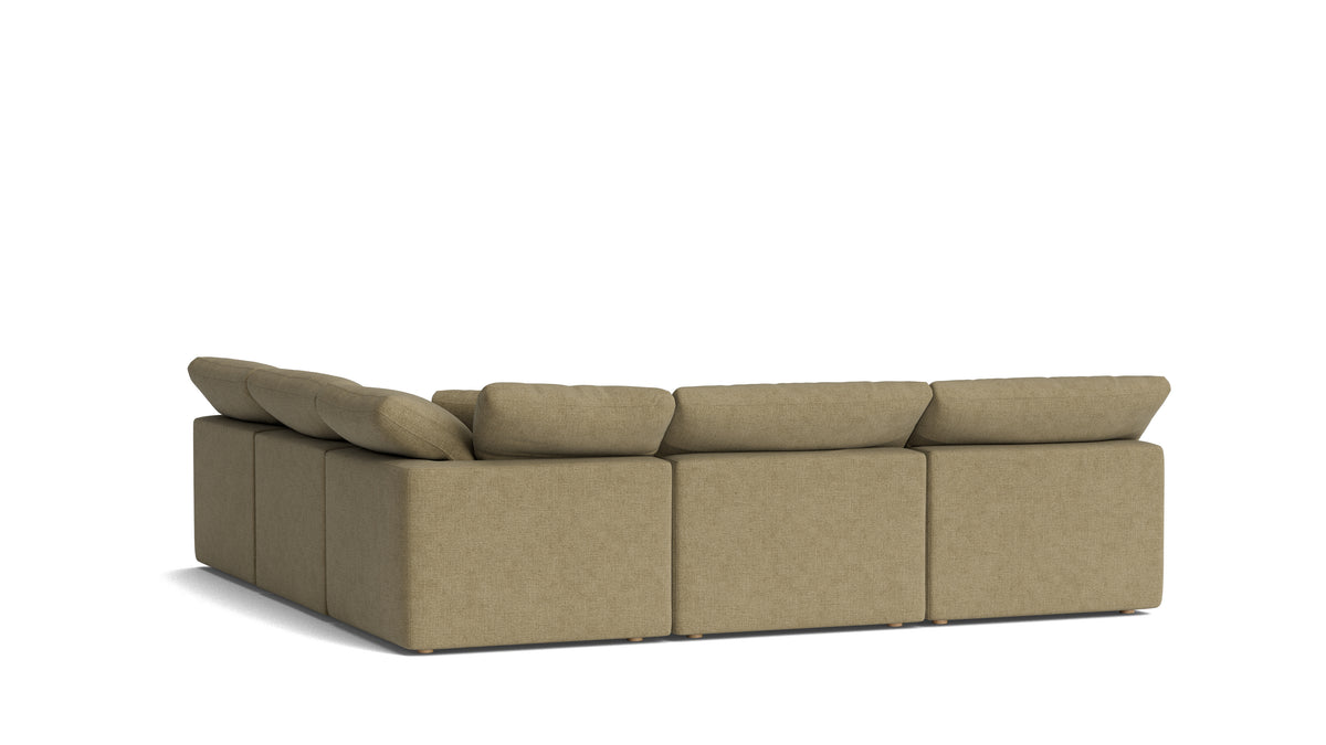 Movie Night™ 5-Piece Modular Sectional Open, Standard, Olive
