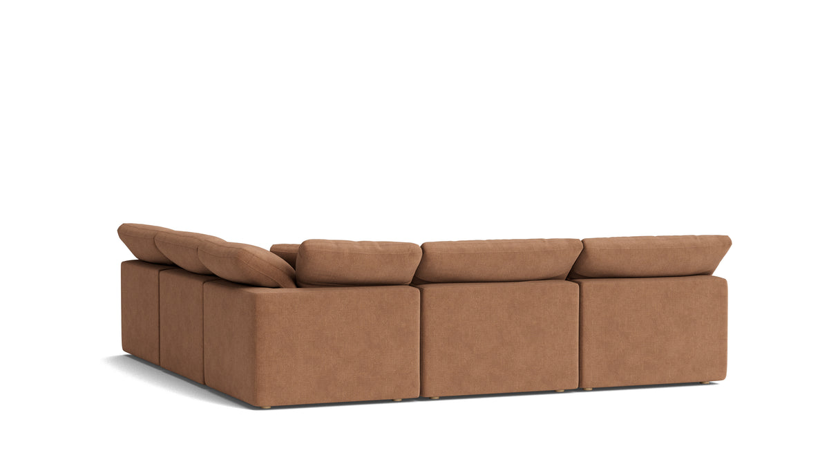 Movie Night™ 5-Piece Modular Sectional Open, Standard, Spice