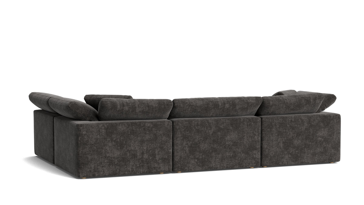Movie Night™ 4-Piece Modular Sectional Armless, Large, Truffle — alternate view