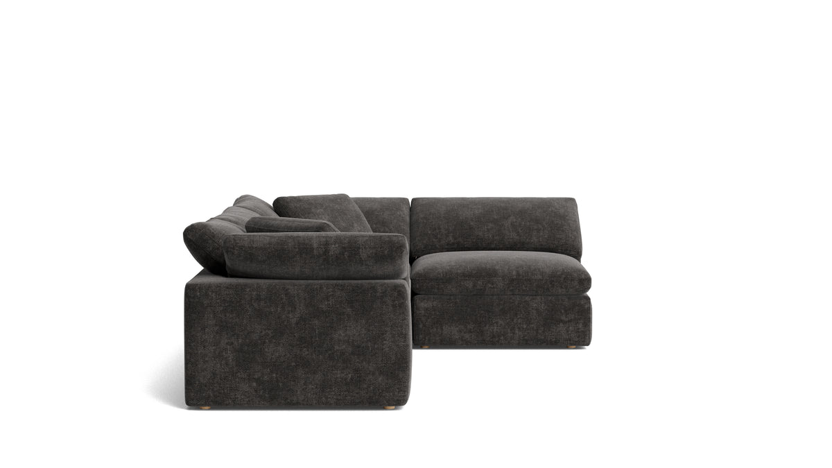 Movie Night™ 4-Piece Modular Sectional Armless, Large, Truffle — alternate view