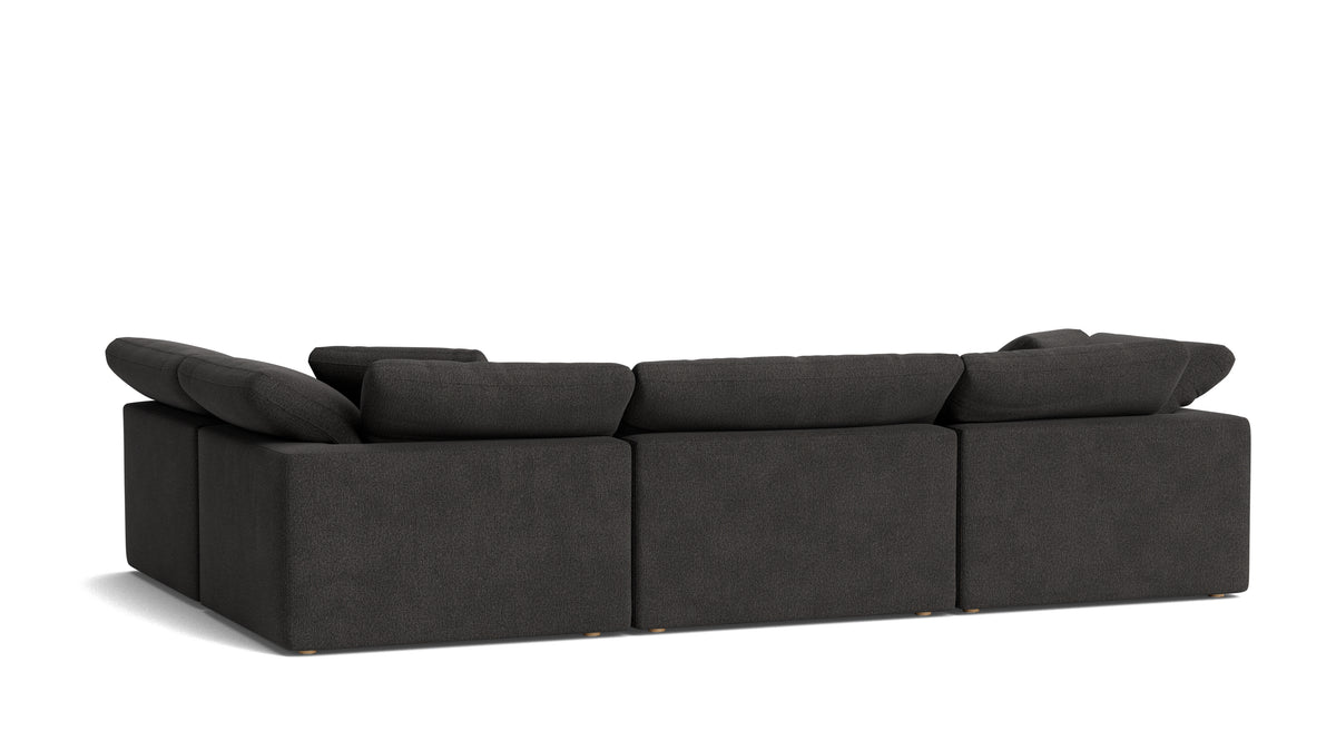 Movie Night™ 4-Piece Modular Sectional Armless, Large, Dark Shadow — alternate view
