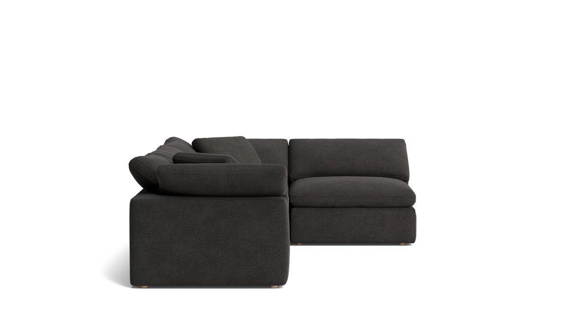 Movie Night™ 4-Piece Modular Sectional Armless, Large, Dark Shadow — alternate view