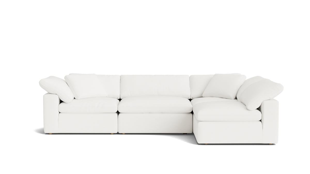 Movie Night™ 4-Piece Modular Sectional Armless, Large, Brie