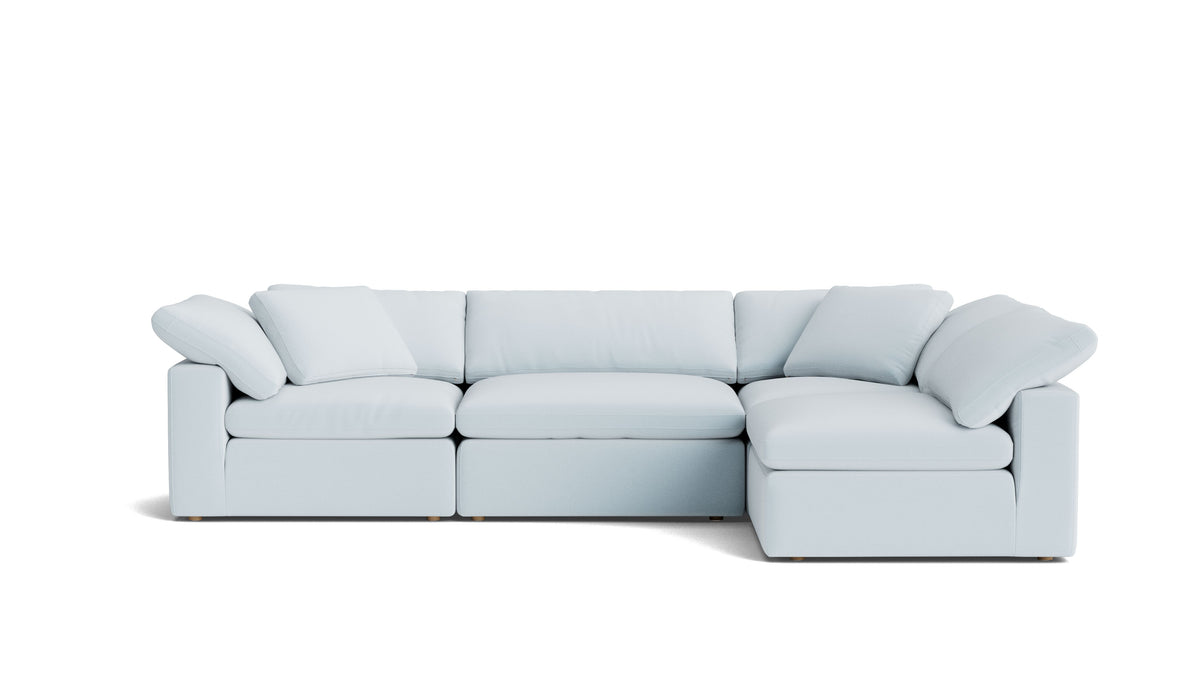 Movie Night™ 4-Piece Modular Sectional Armless, Large, Cove