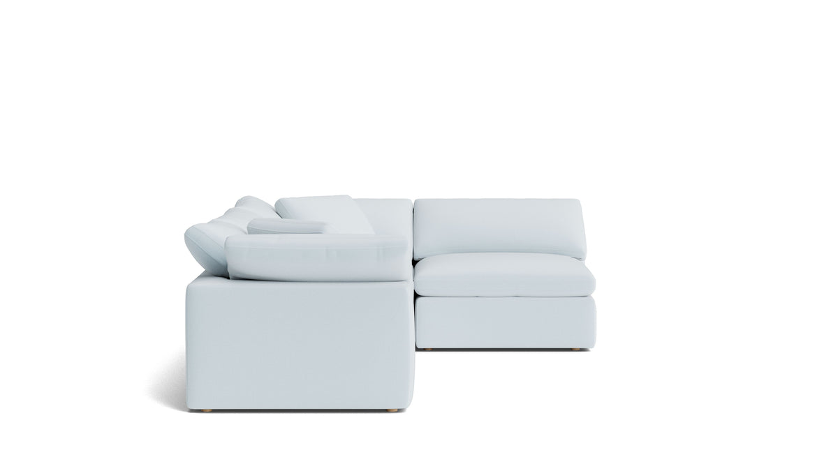 Movie Night™ 4-Piece Modular Sectional Armless, Large, Cove — alternate view