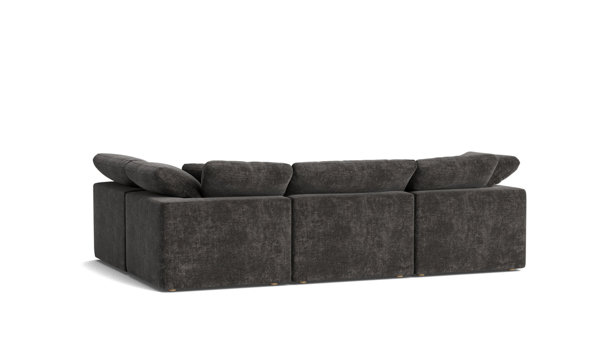 Movie Night™ 4-Piece Modular Sectional Armless, Standard, Truffle — alternate view