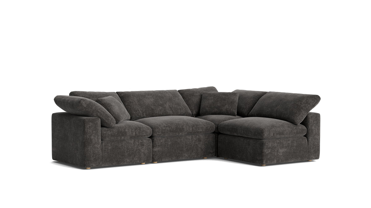 Movie Night™ 4-Piece Modular Sectional Armless, Standard, Truffle