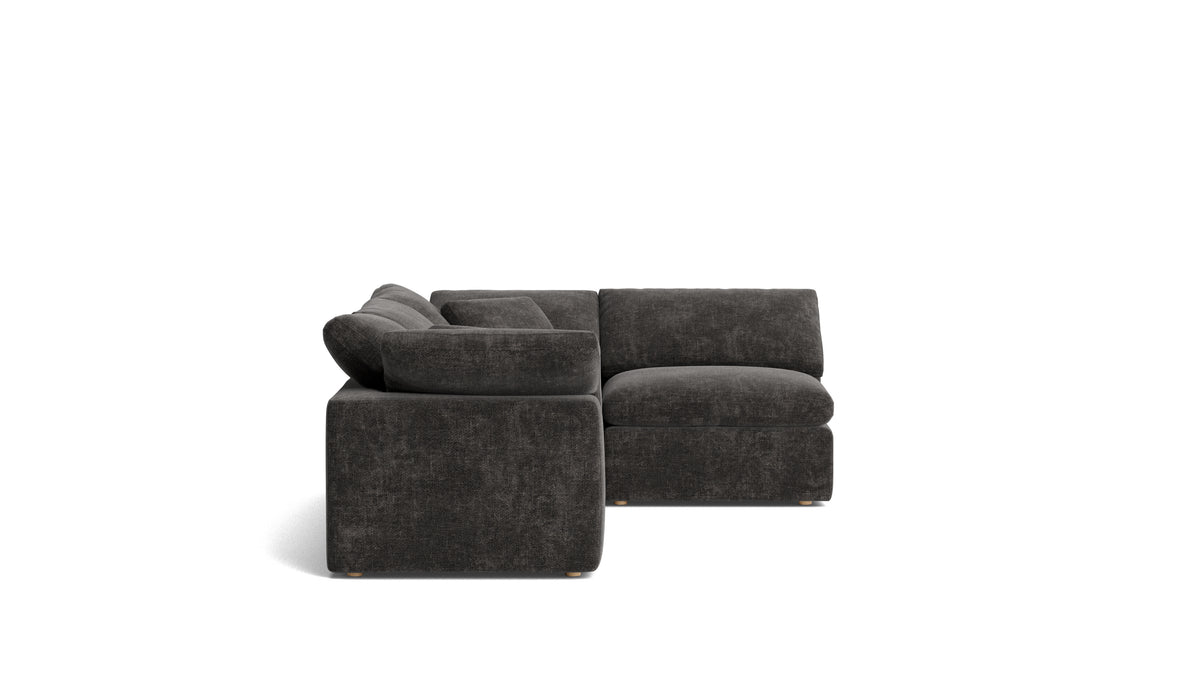 Movie Night™ 4-Piece Modular Sectional Armless, Standard, Truffle — alternate view