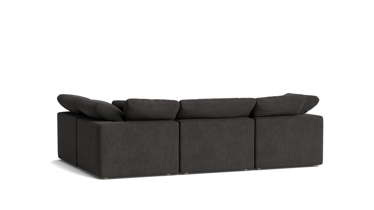 Movie Night™ 4-Piece Modular Sectional Armless, Standard, Dark Shadow — alternate view