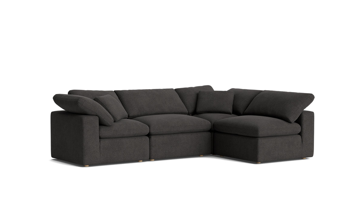 Movie Night™ 4-Piece Modular Sectional Armless, Standard, Dark Shadow — alternate view