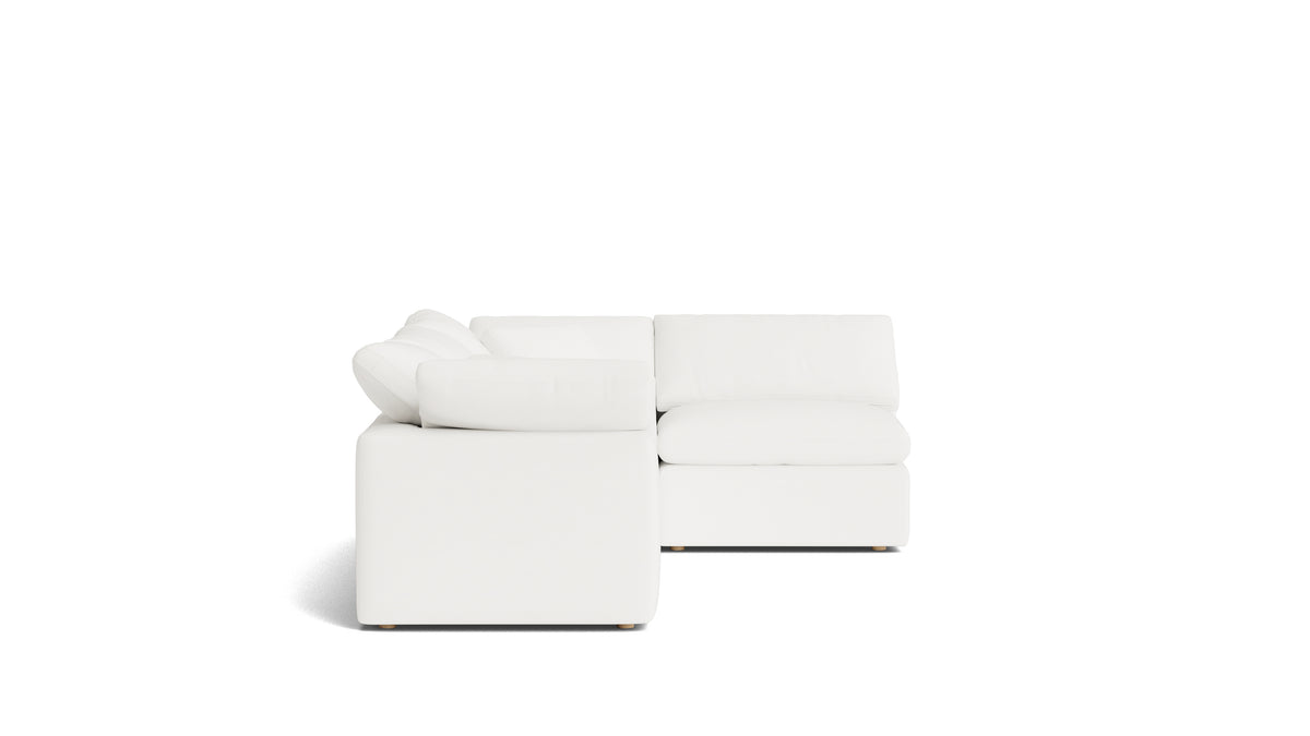 Movie Night™ 4-Piece Modular Sectional Armless, Standard, Brie — alternate view