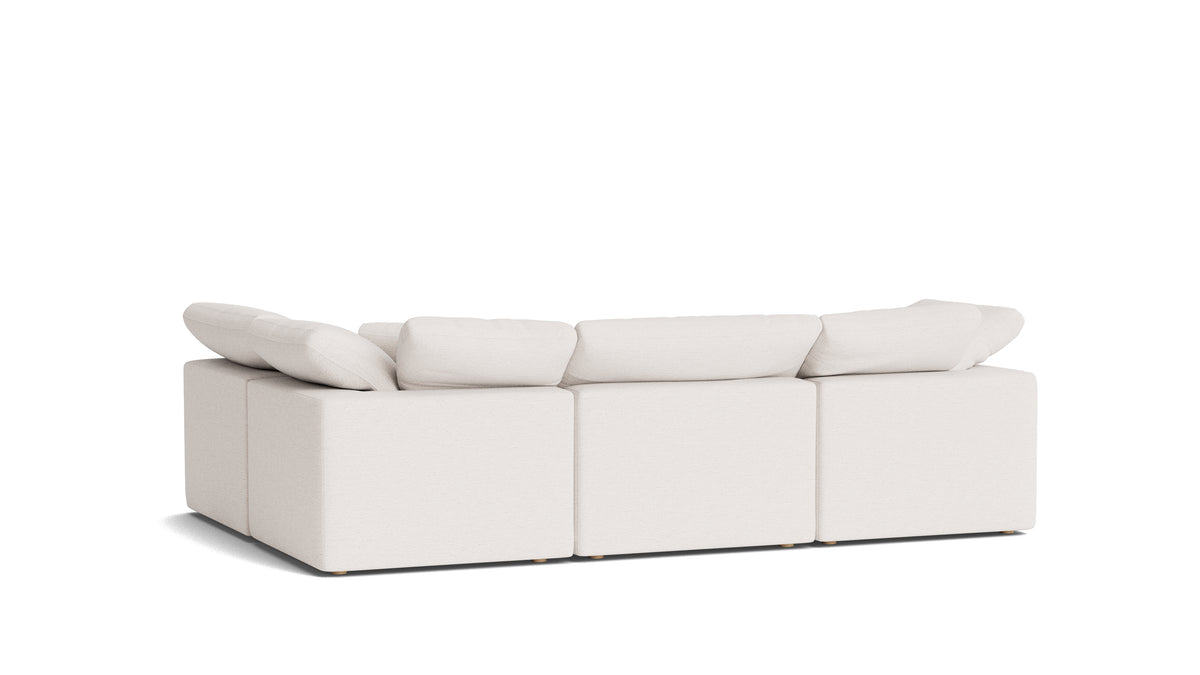 Movie Night™ 4-Piece Modular Sectional Armless, Standard, Nomad Snow