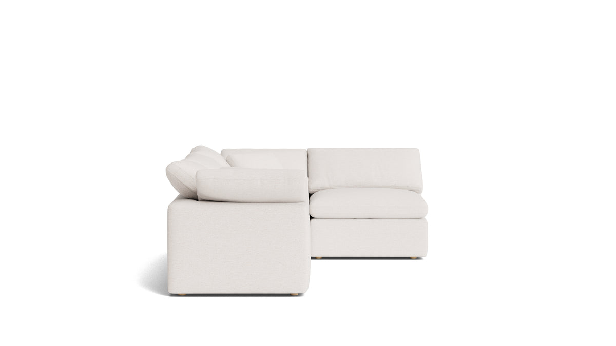 Movie Night™ 4-Piece Modular Sectional Armless, Standard, Nomad Snow