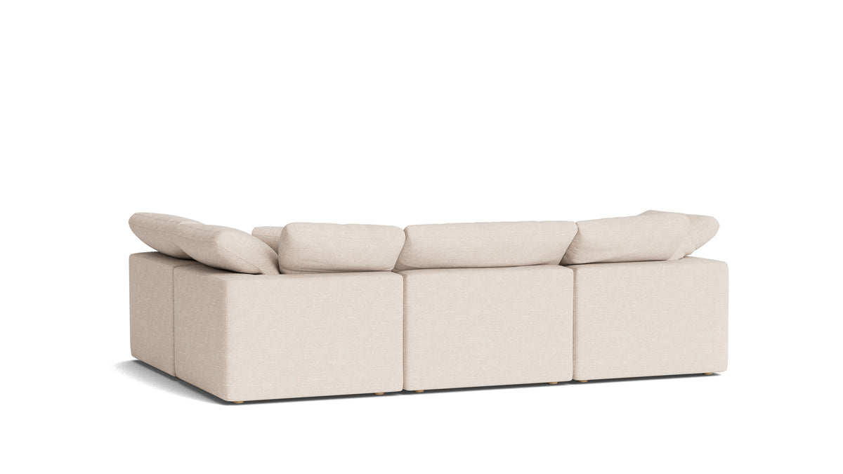 Movie Night™ 4-Piece Modular Sectional Armless, Standard, Sunbeam — alternate view
