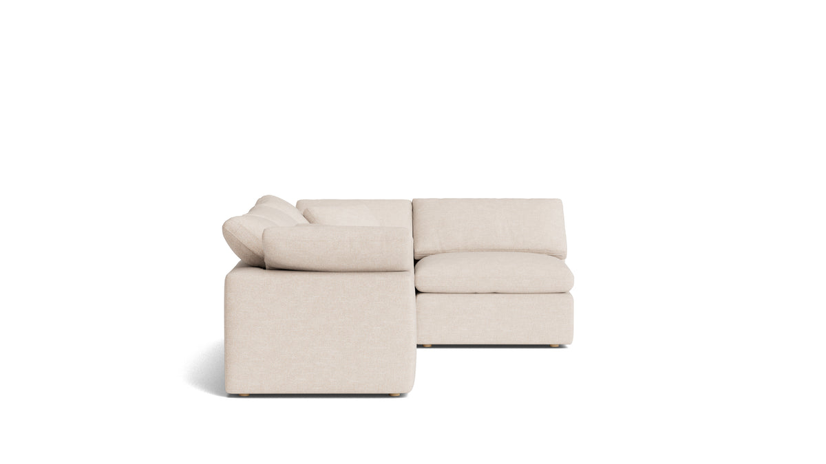 Movie Night™ 4-Piece Modular Sectional Armless, Standard, Sunbeam — alternate view