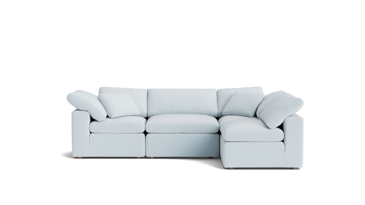 Movie Night™ 4-Piece Modular Sectional Armless, Standard, Cove