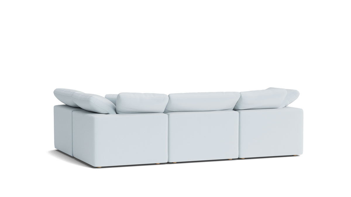 Movie Night™ 4-Piece Modular Sectional Armless, Standard, Cove — alternate view