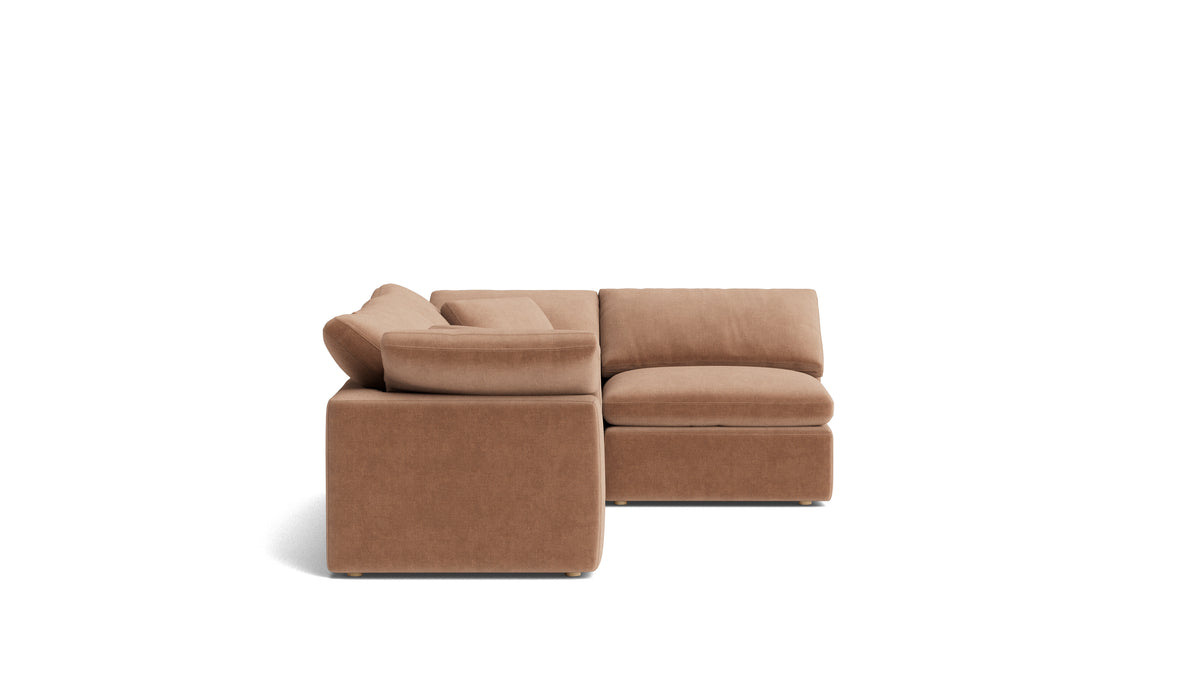 Movie Night™ 4-Piece Modular Sectional Armless, Standard, Spice