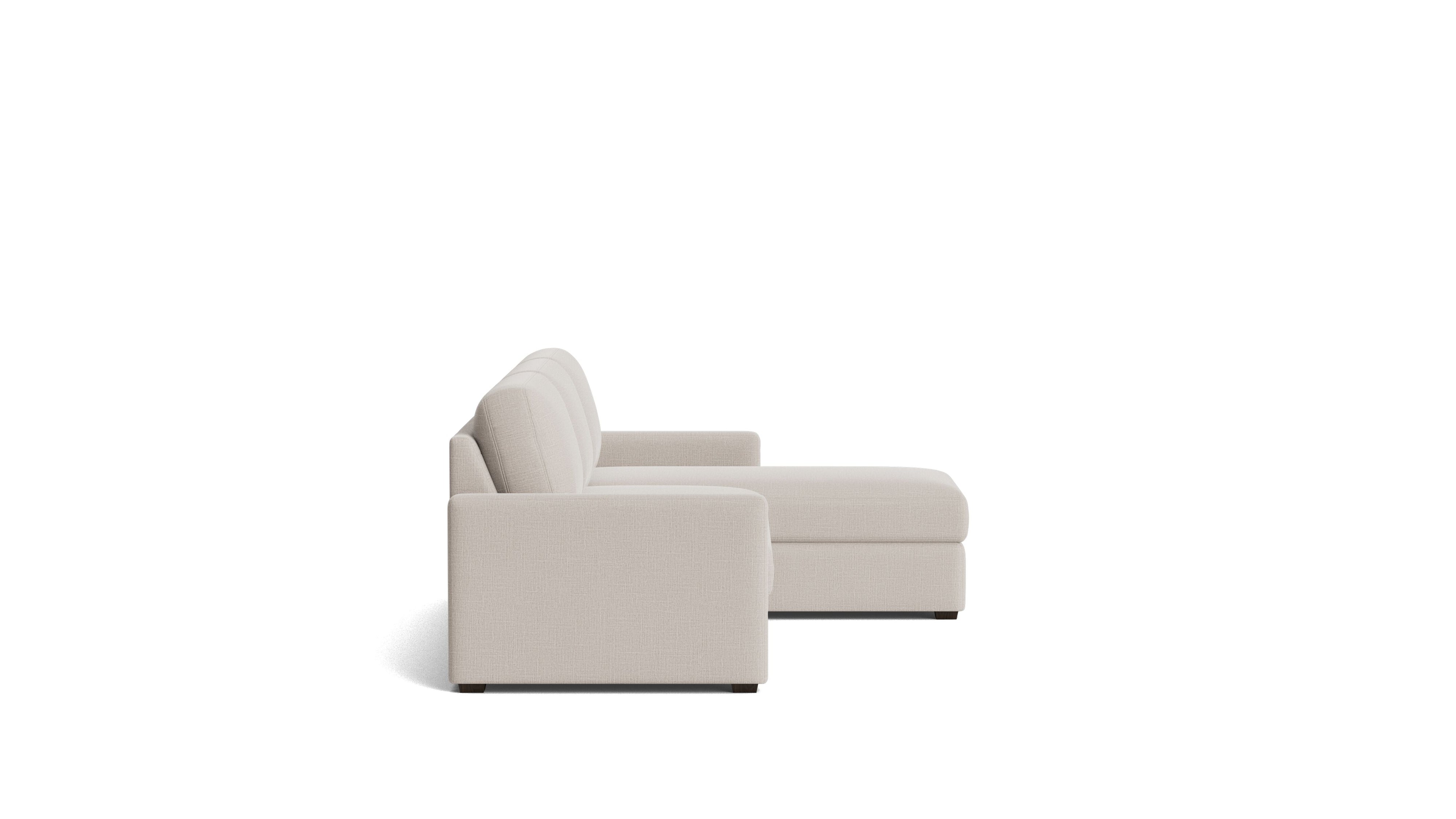 Sleep Over Sofa Bed Sectional (Left or Right), Full, Clay