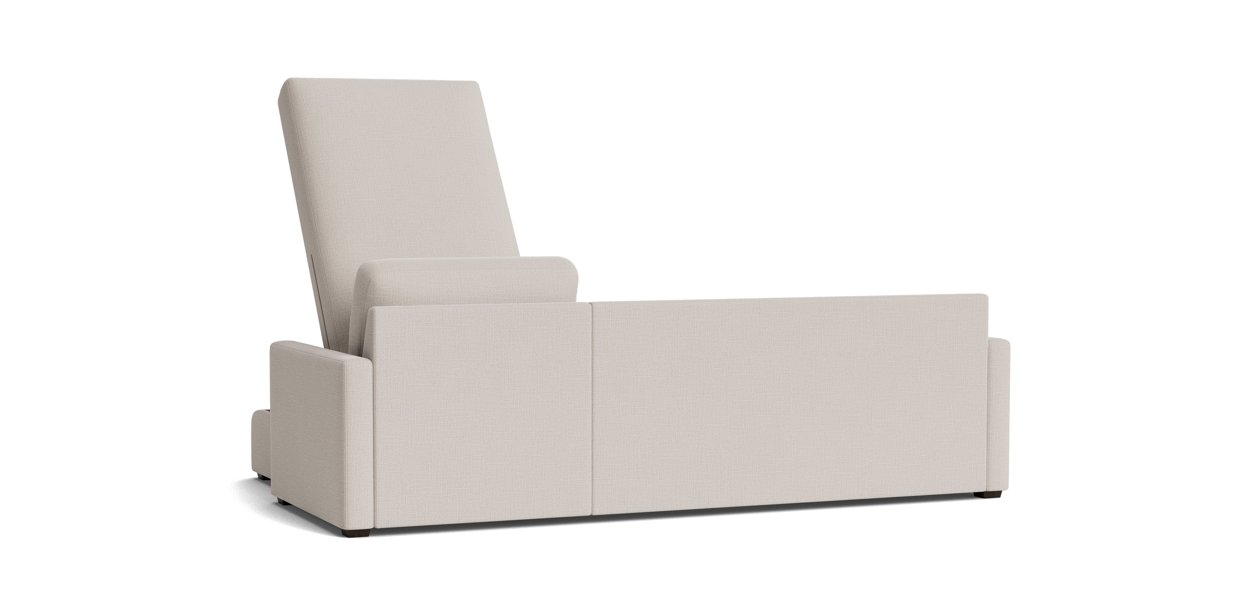 Sleep Over Sofa Bed Sectional (Left or Right), Full, Clay