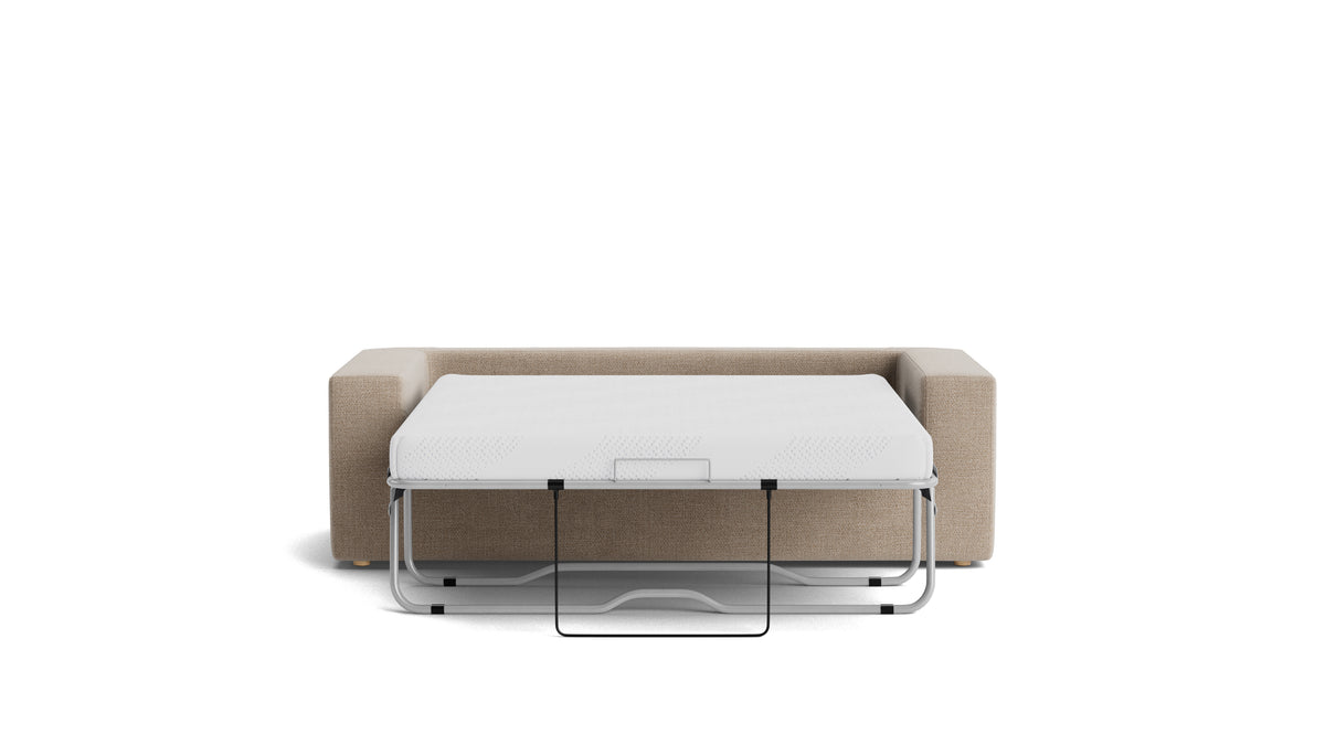 Movie Night™ Sofa Bed, Queen, Champagne — alternate view