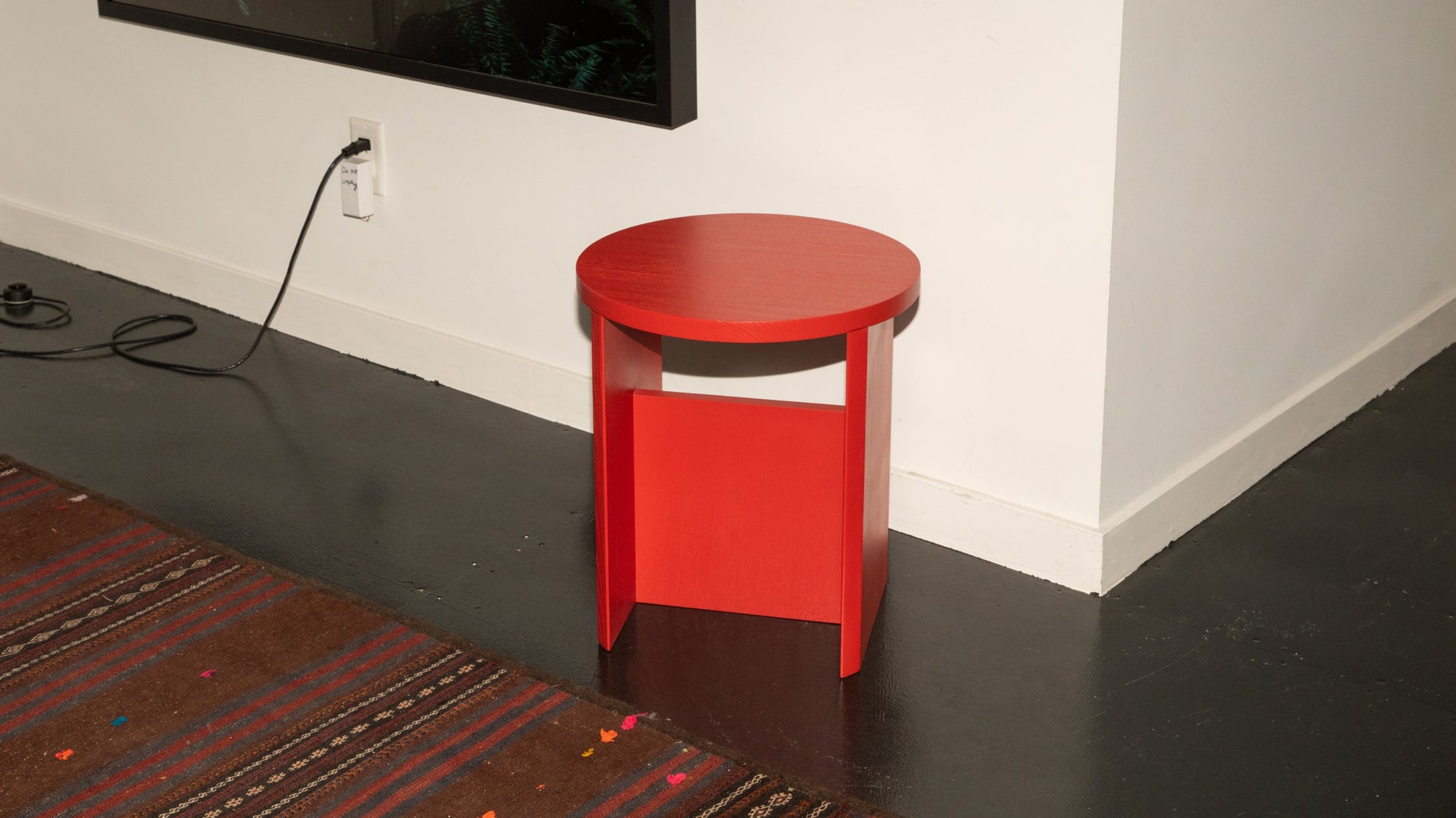 Field Stool, Limited Edition, Poppy_image