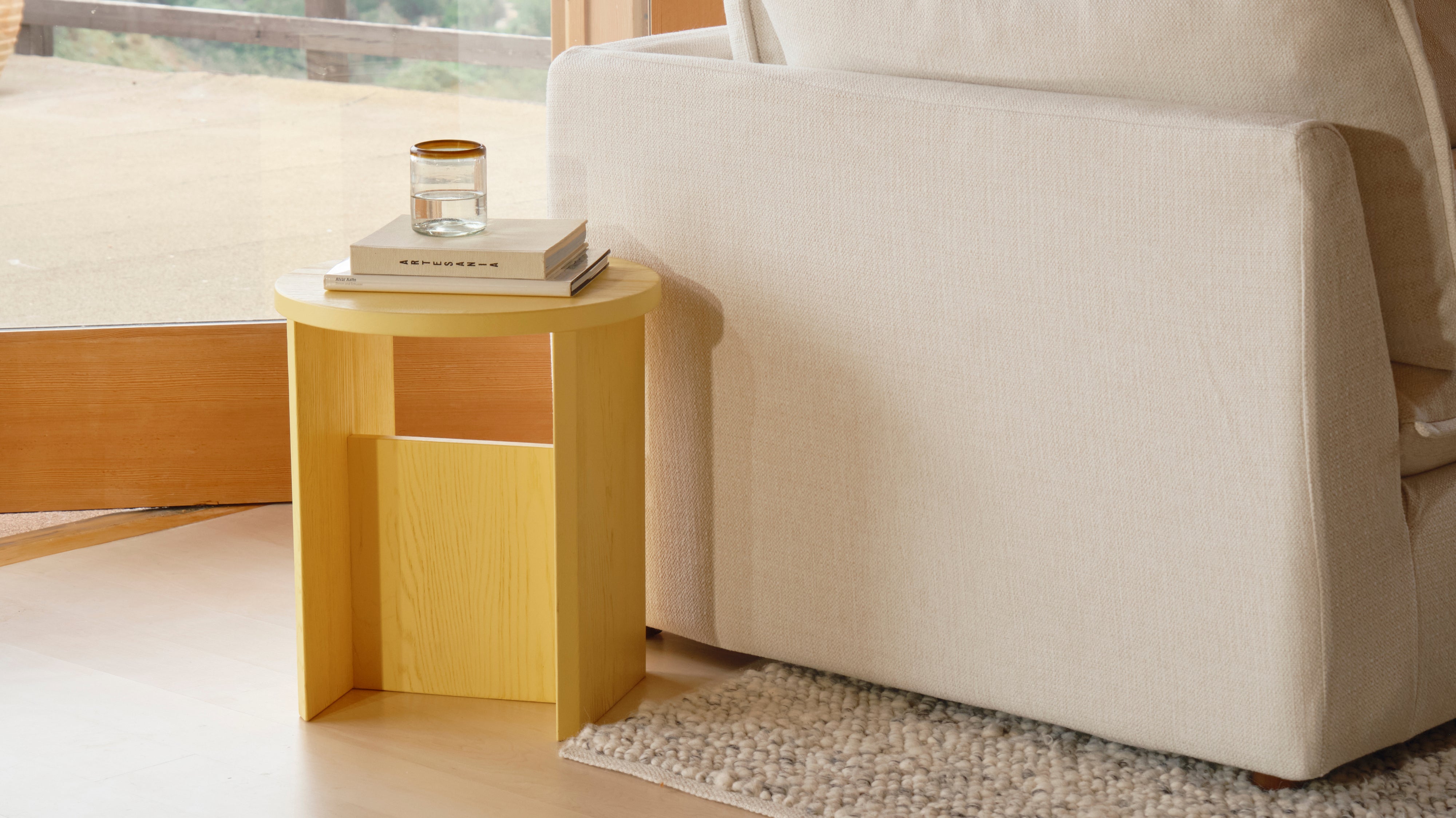 Field Stool, Limited Edition, Lemon
