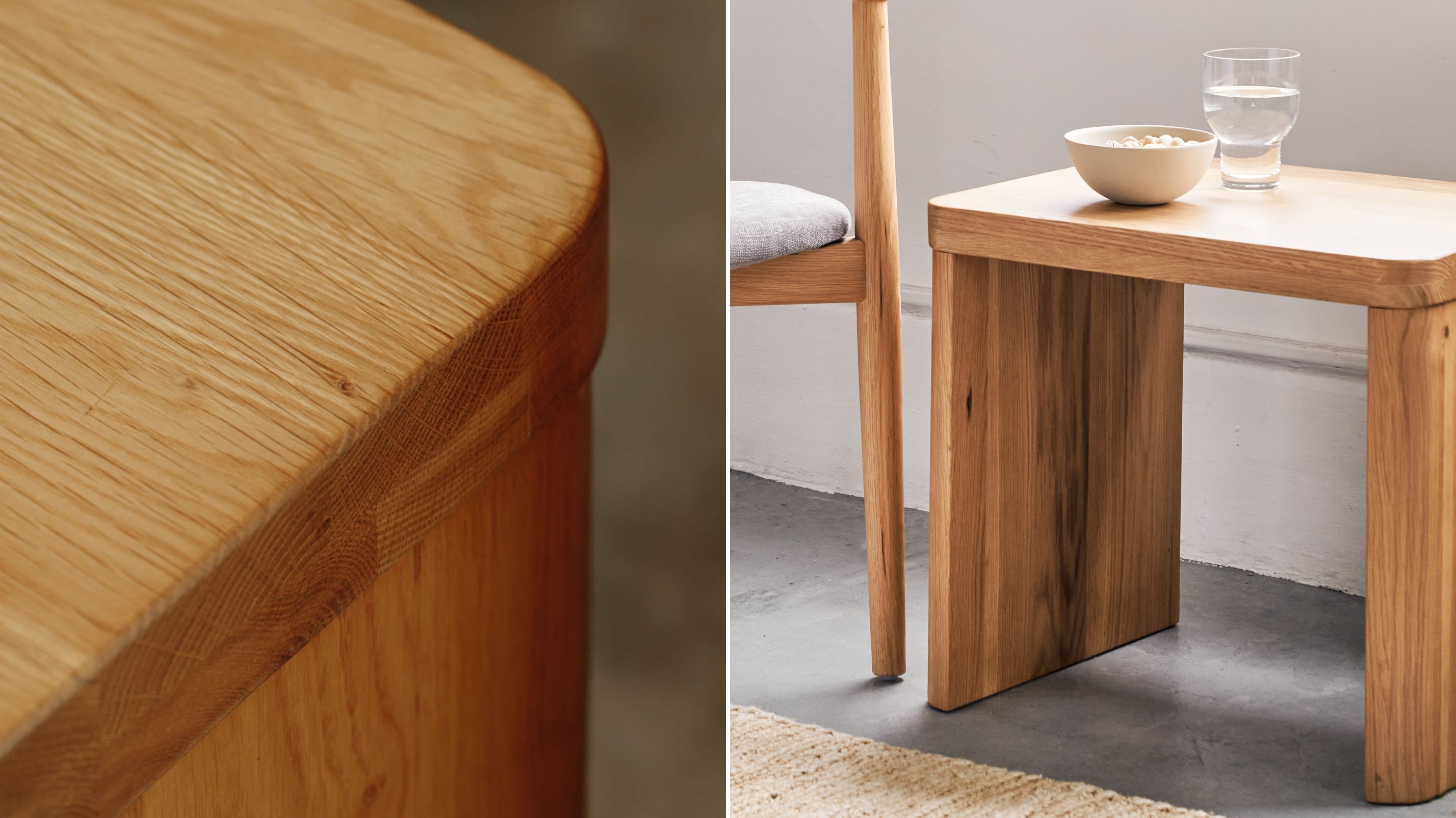 Form Side Table, Oak