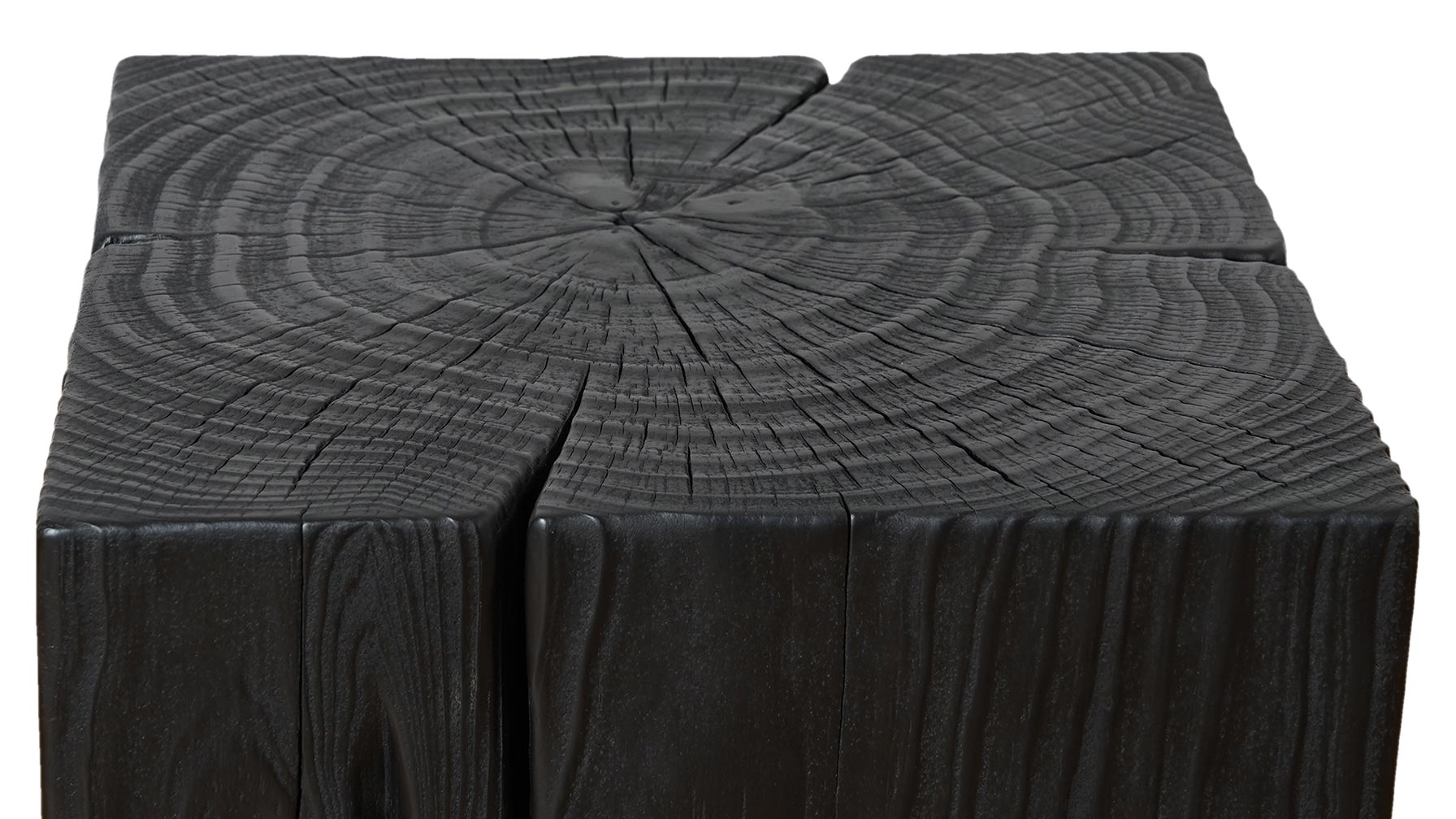 Amalfi Stool, Burned Pine