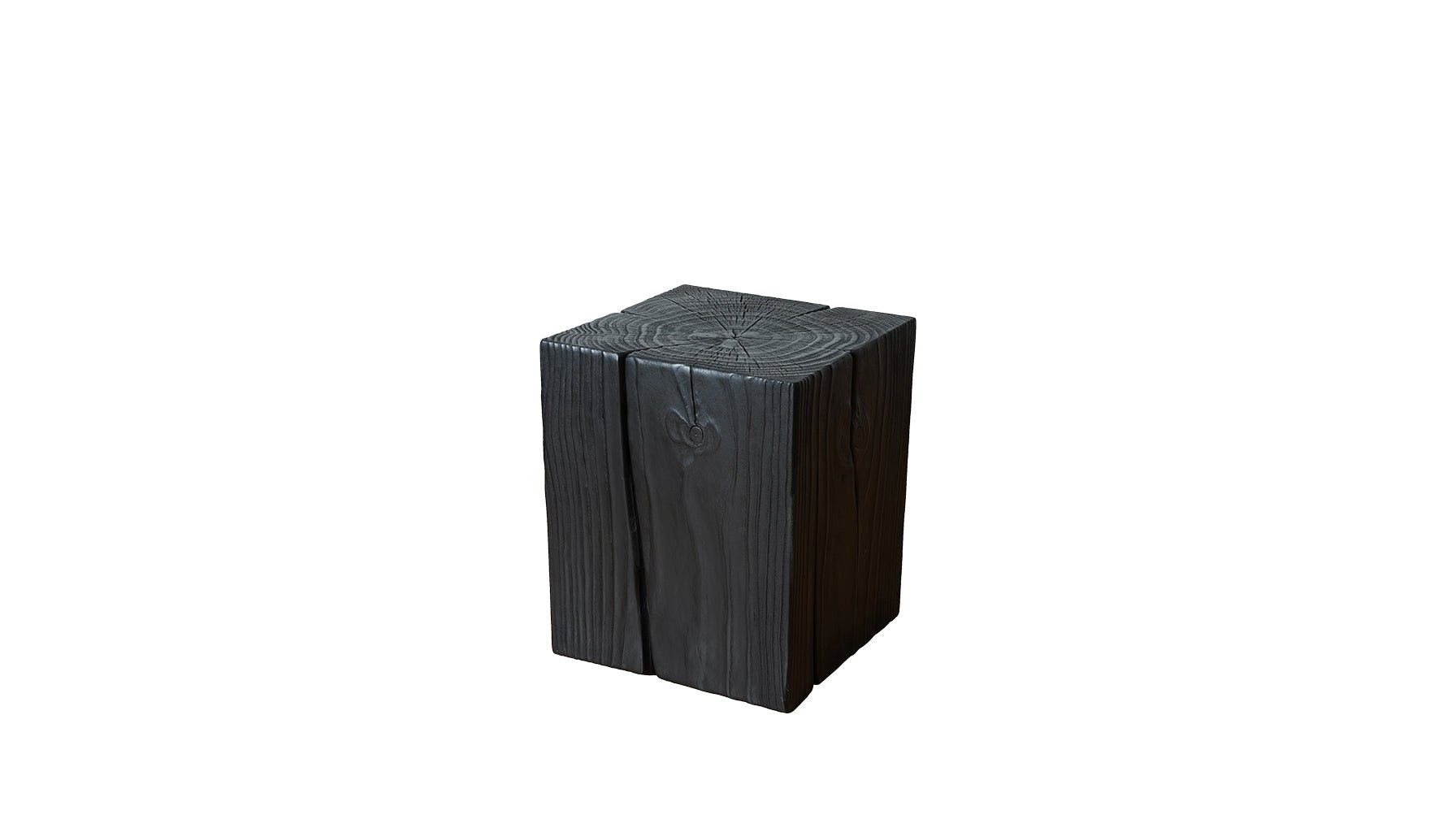 Amalfi Stool, Burned Pine