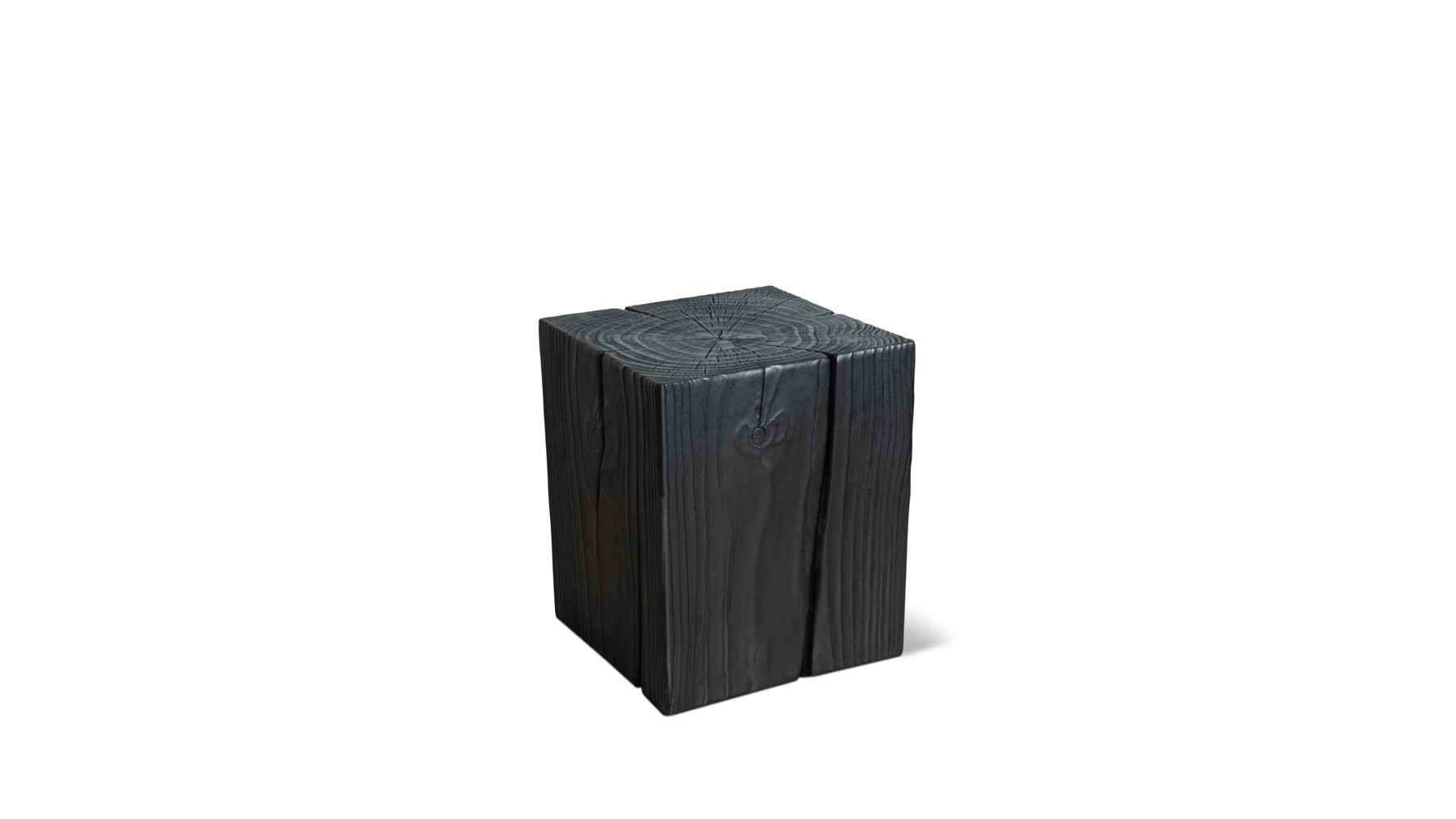 Amalfi Stool, Burned Pine
