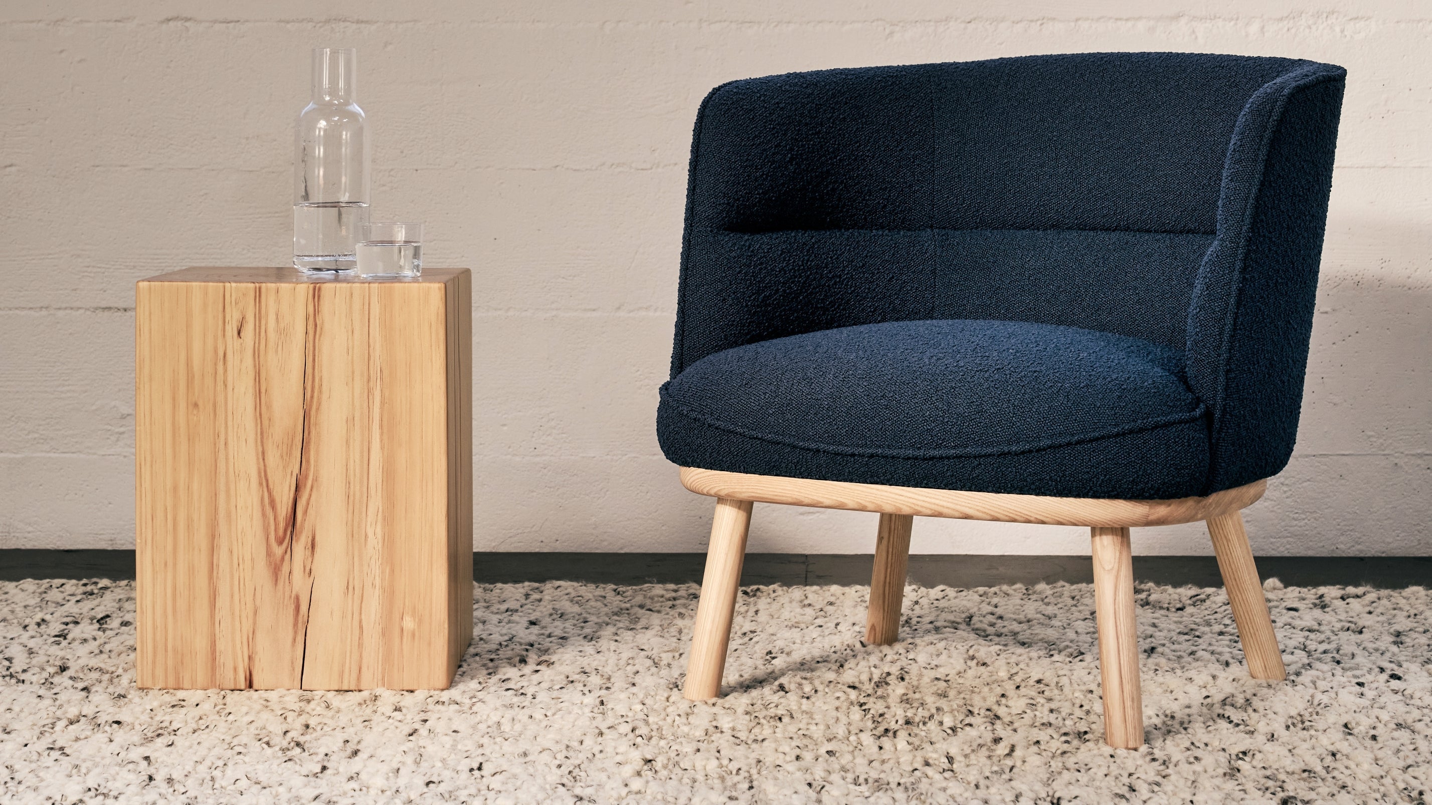 Amalfi Stool, Pine