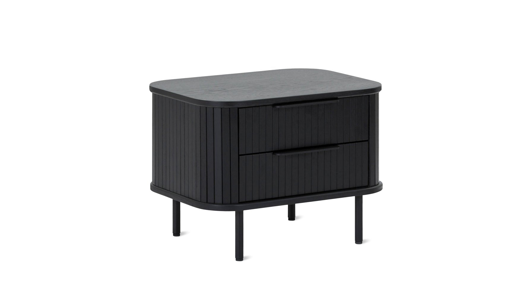 Easy Edge Nightstand, Black Oak - Image 1