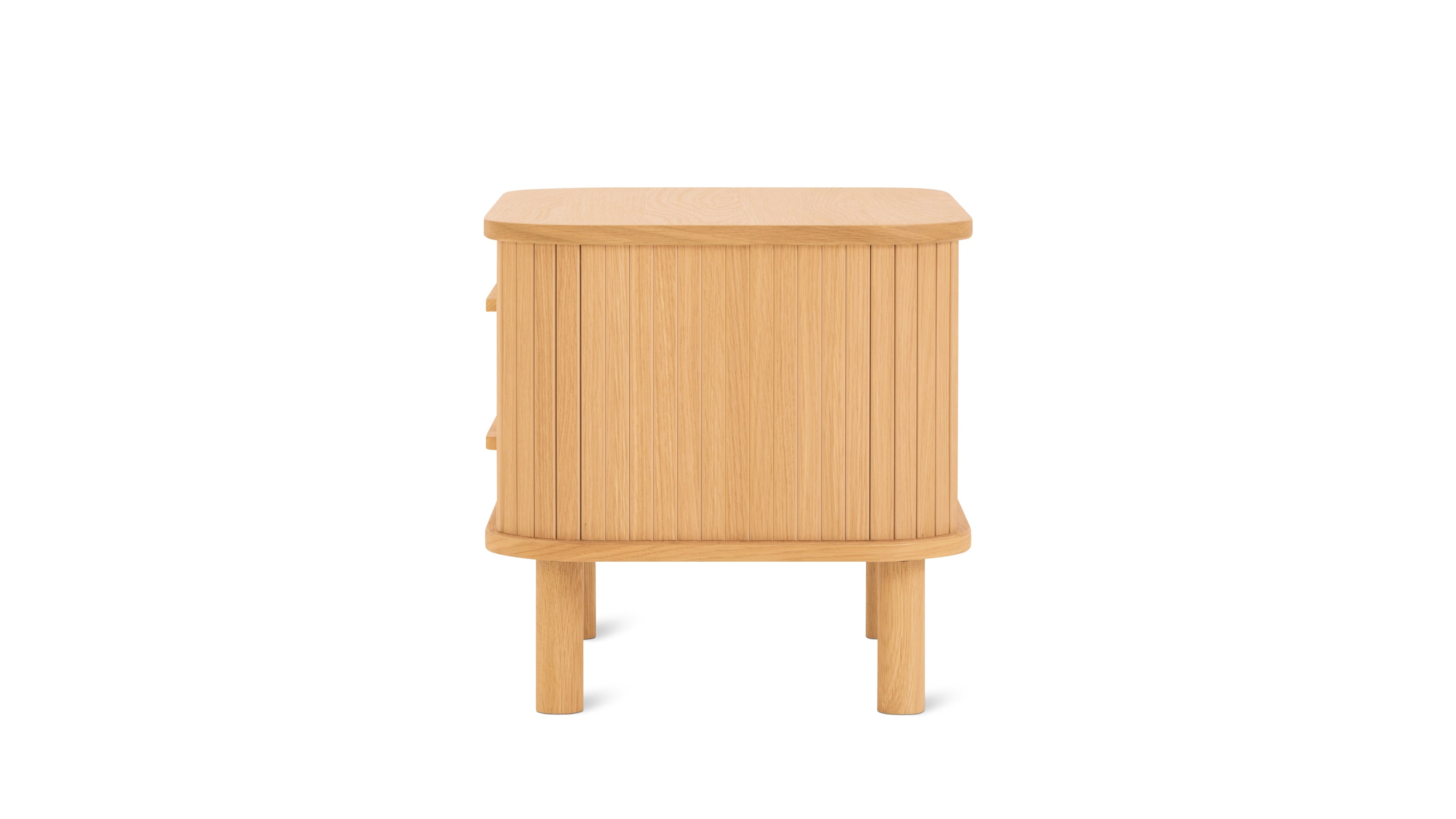 Easy Edge Nightstand All Wood, White Oak - Image 4