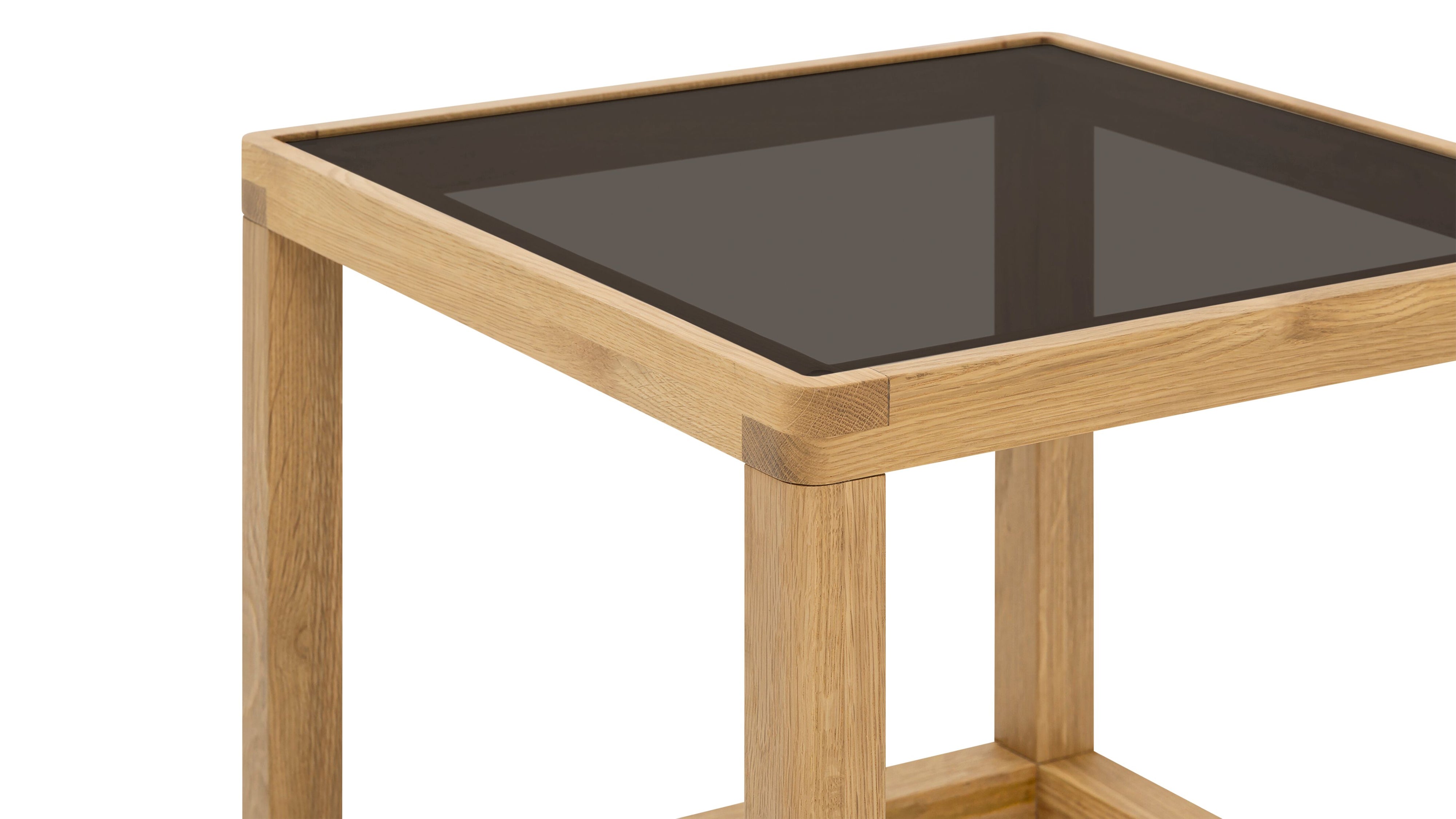 Glimpse Side Table, White Oak
