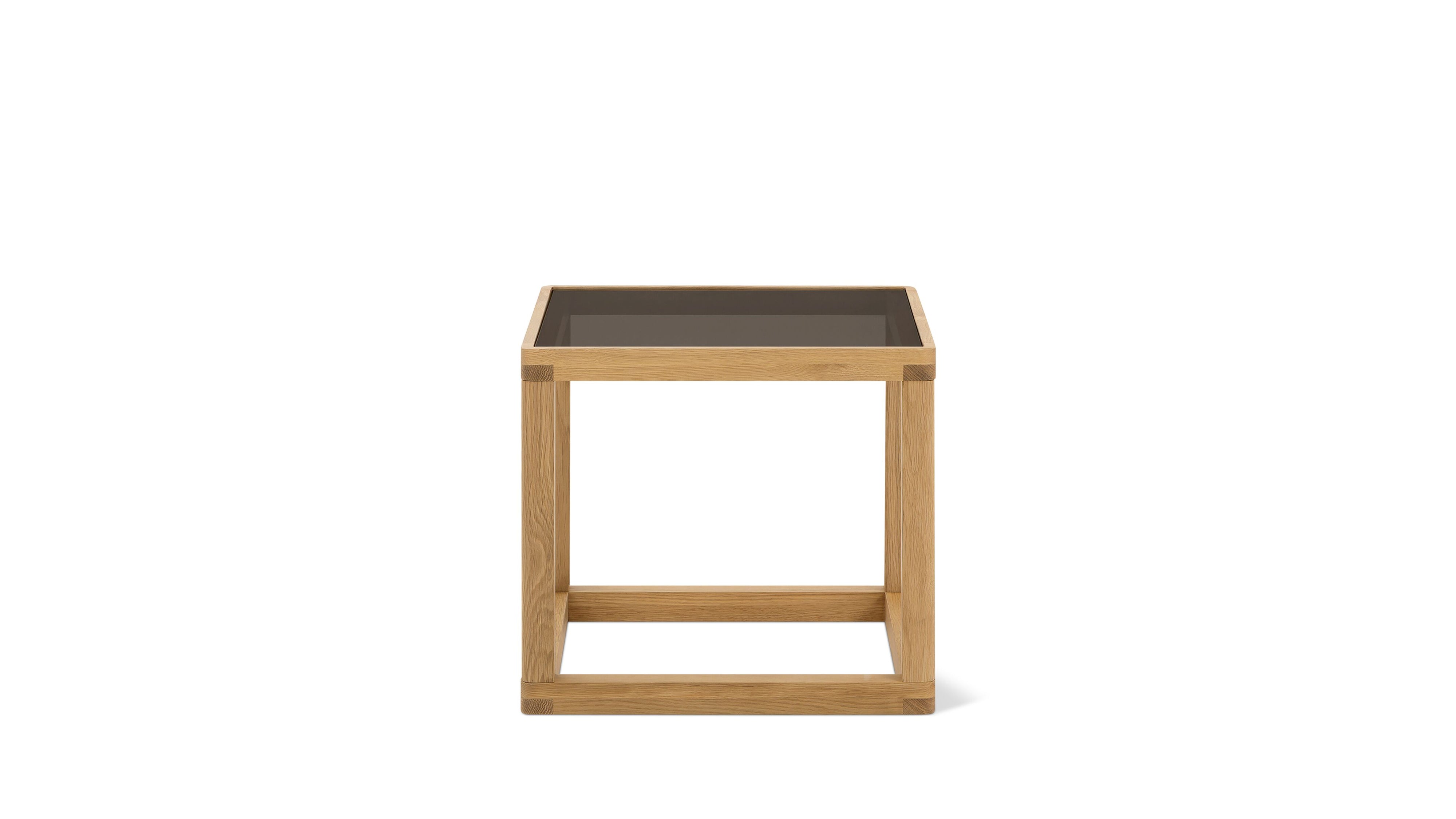 Glimpse Side Table, White Oak