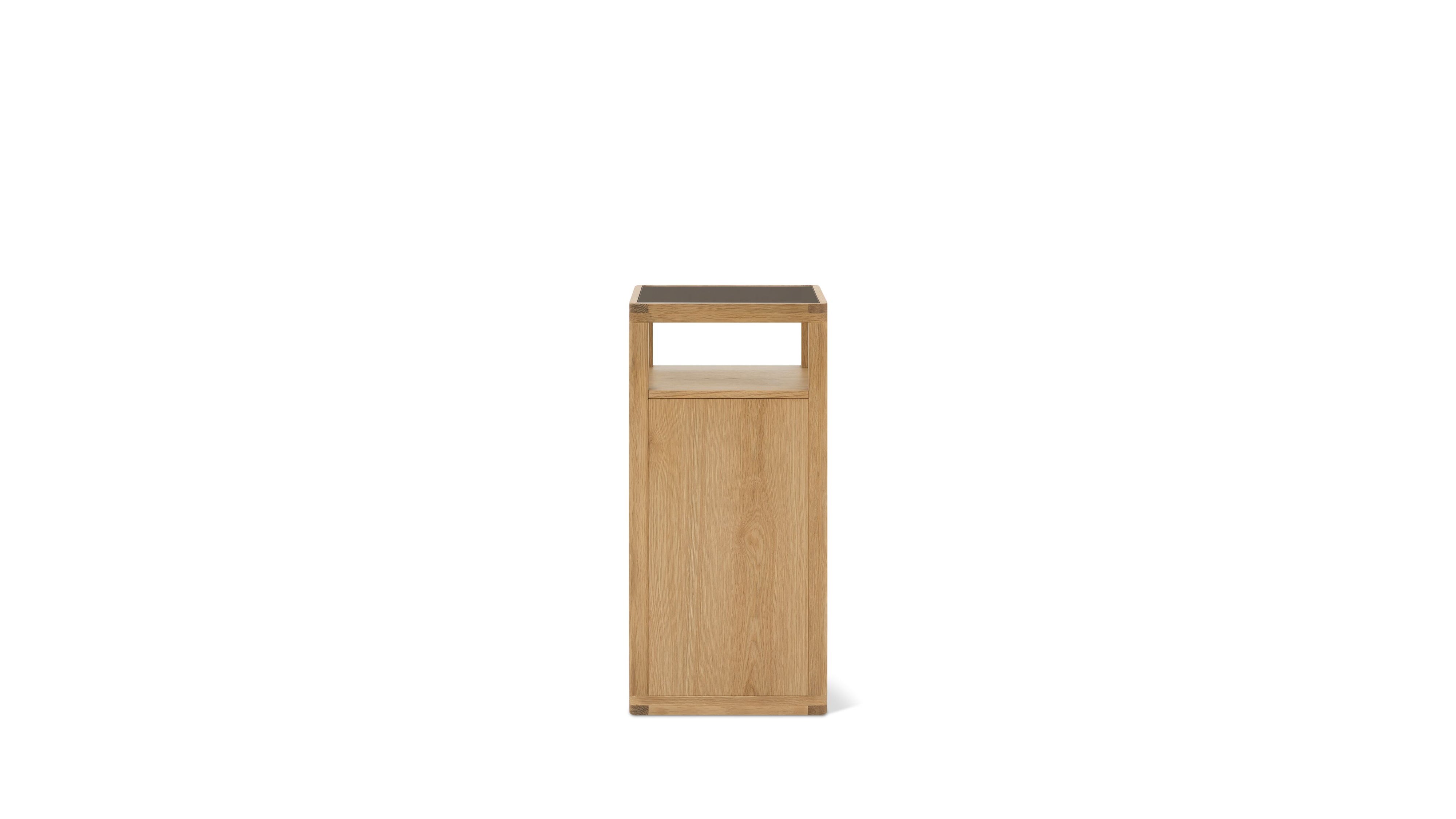 Glimpse Pedestal, White Oak
