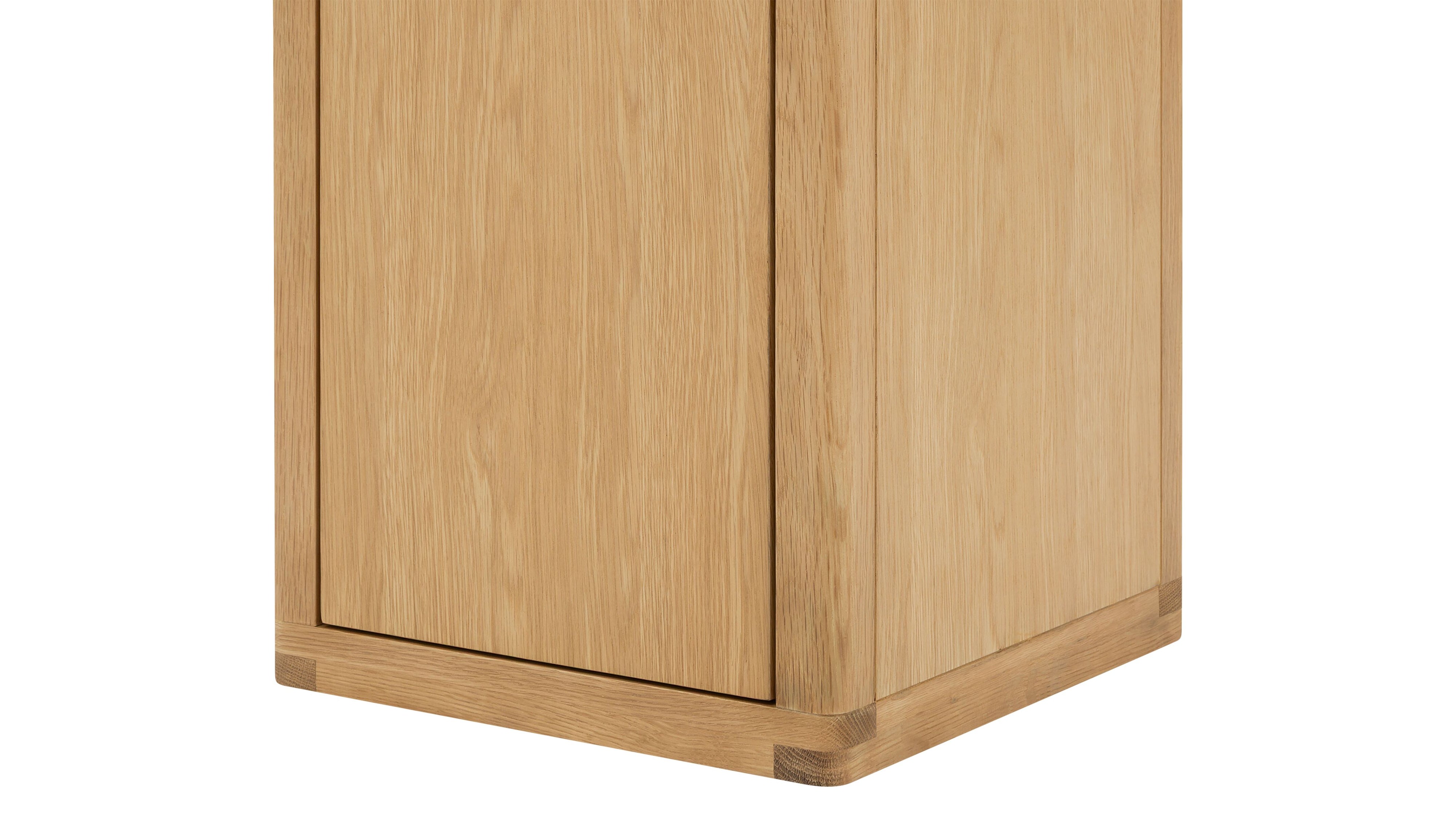 Glimpse Pedestal, White Oak