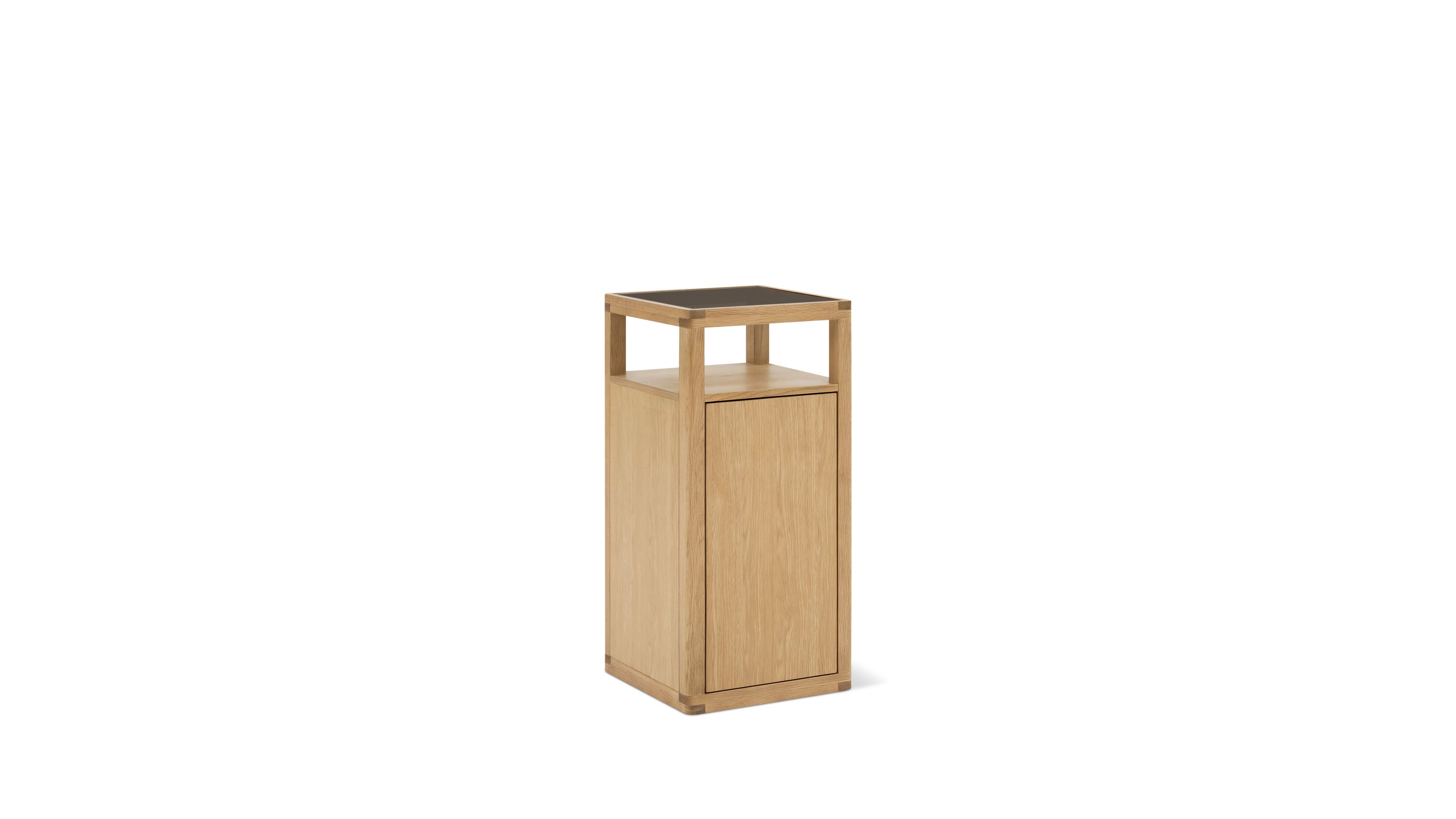 Glimpse Pedestal, White Oak