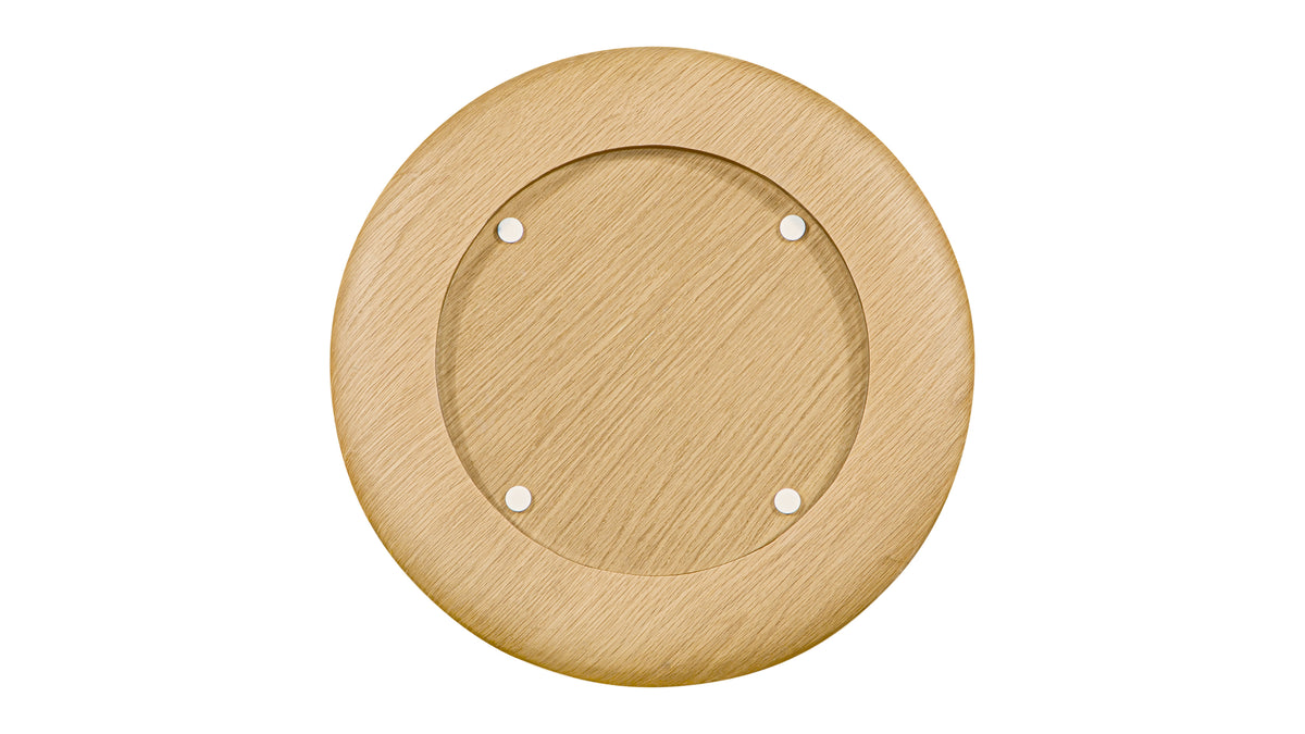 Avenue Side Table, Round, Burgundy