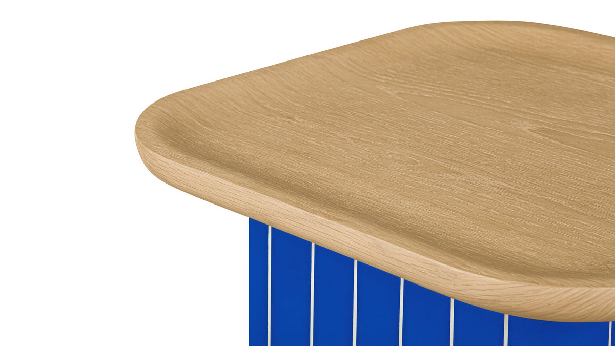 Avenue Side Table, Square, Ultramarine — alternate view