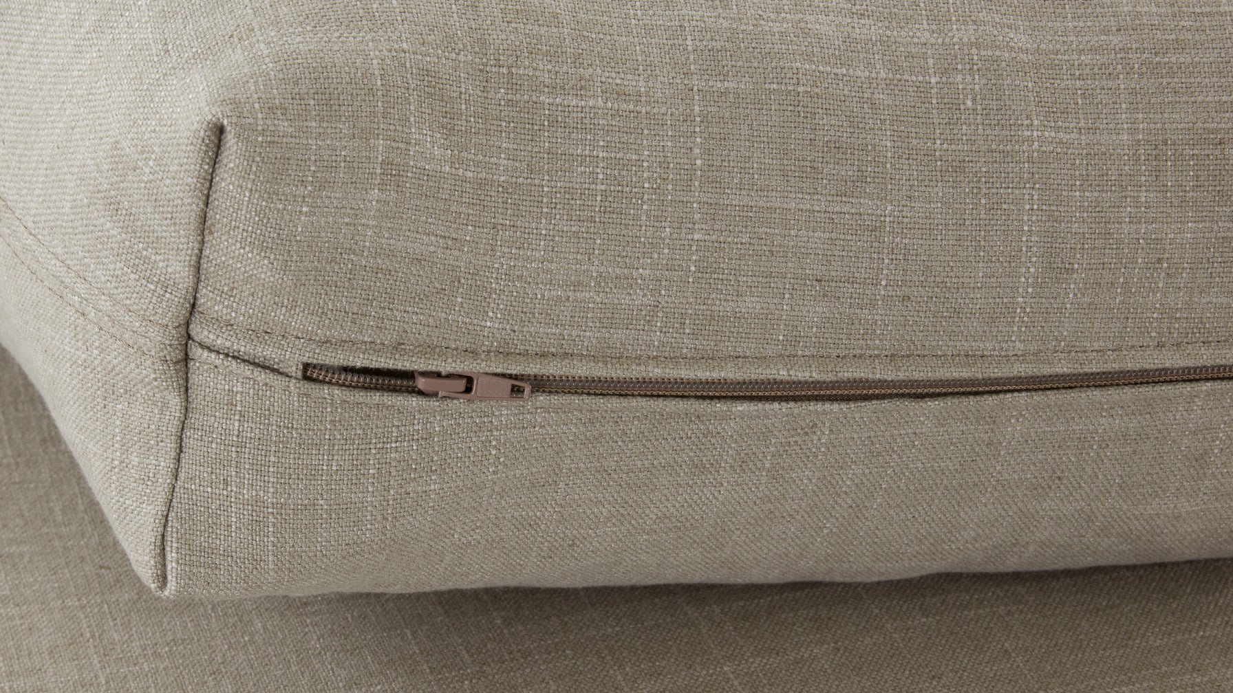 Slipcover - Get Together™ Ottoman, Large, Light Pebble - Image 1