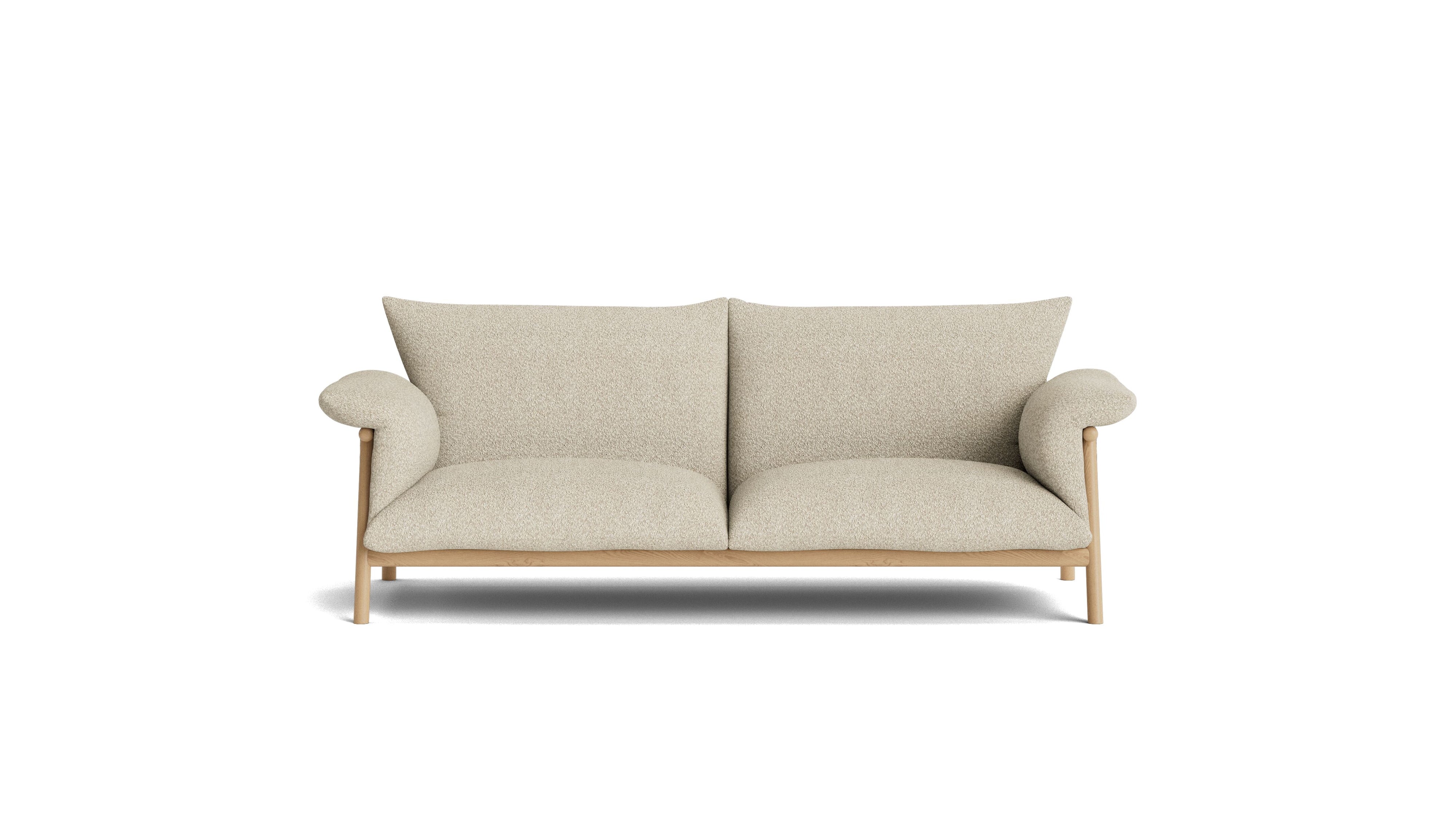 Pillow Talk Sofa, Warm Frost