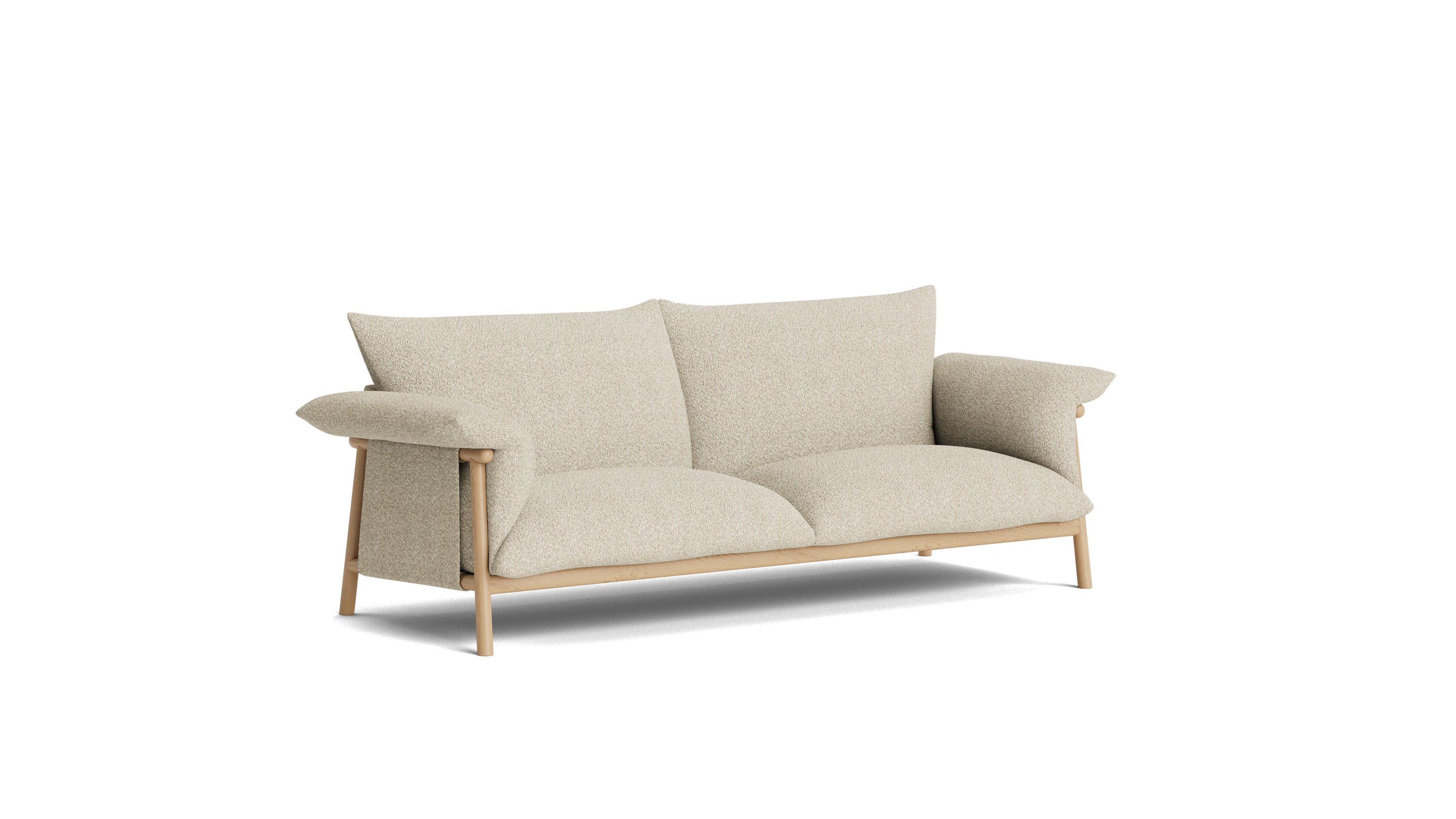 Pillow Talk Sofa, Warm Frost