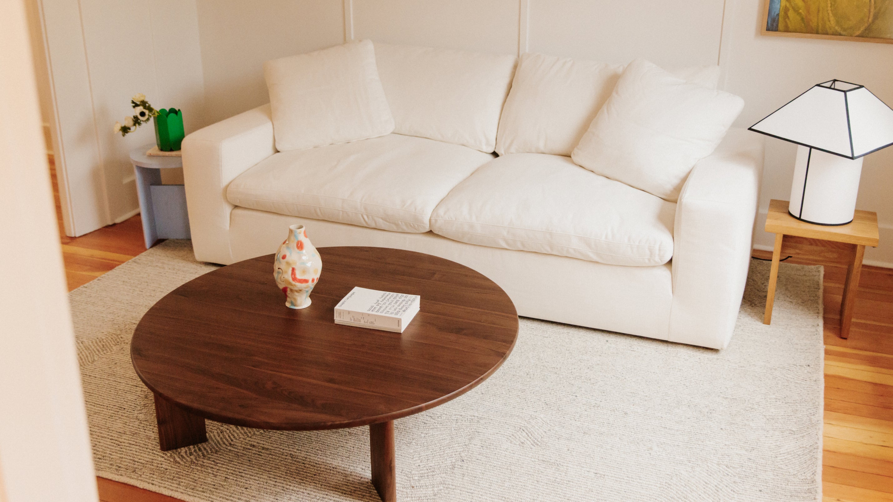 Movie Night™ Sofa, 3 Seater, Cream Linen