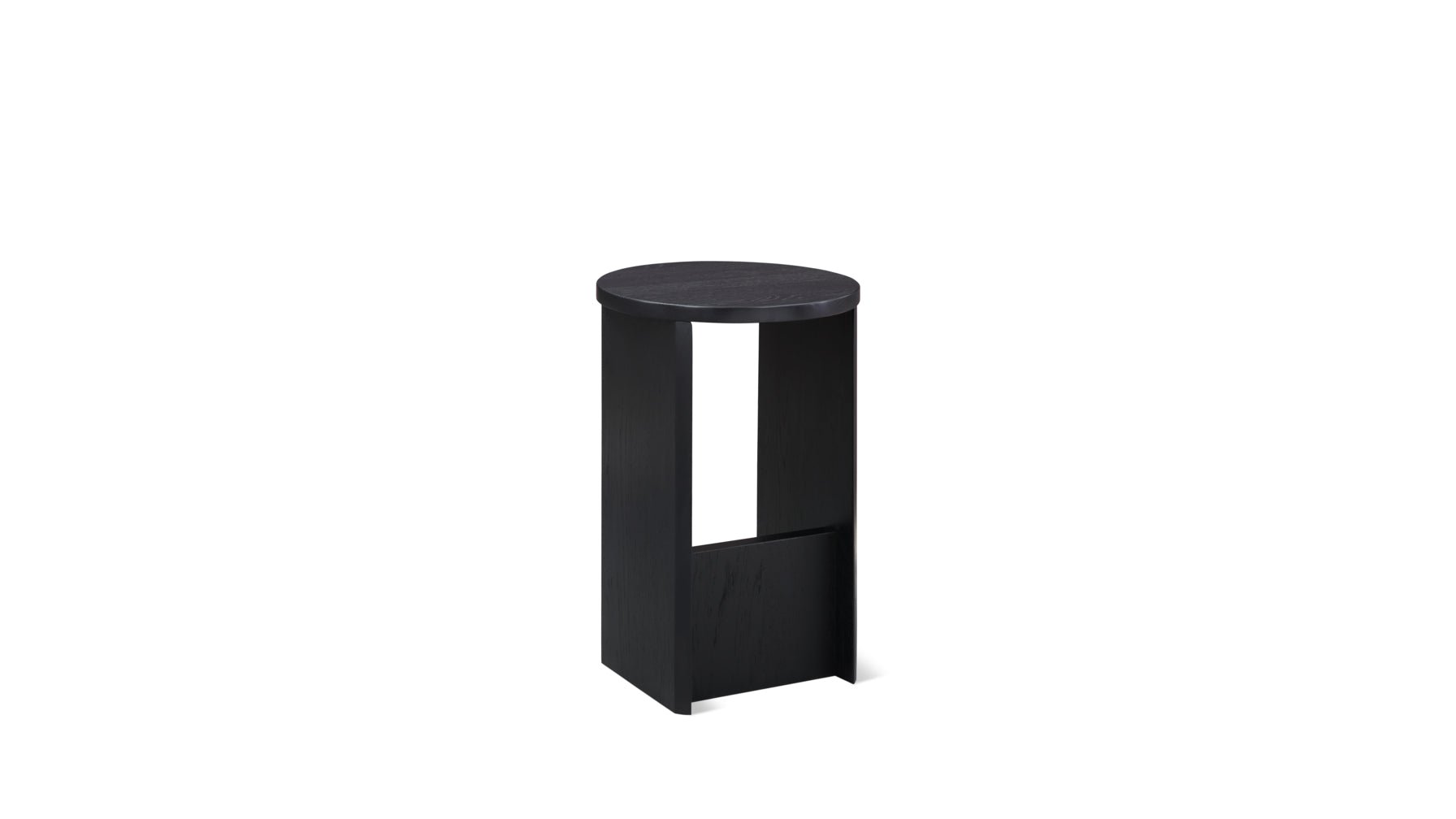 Field Stool, Counter, Black Oak_image